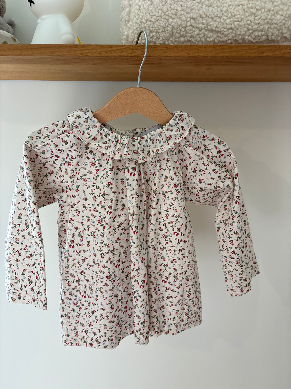 Comptoir Des Polissons - blouse bloemen met kraagje - 24M