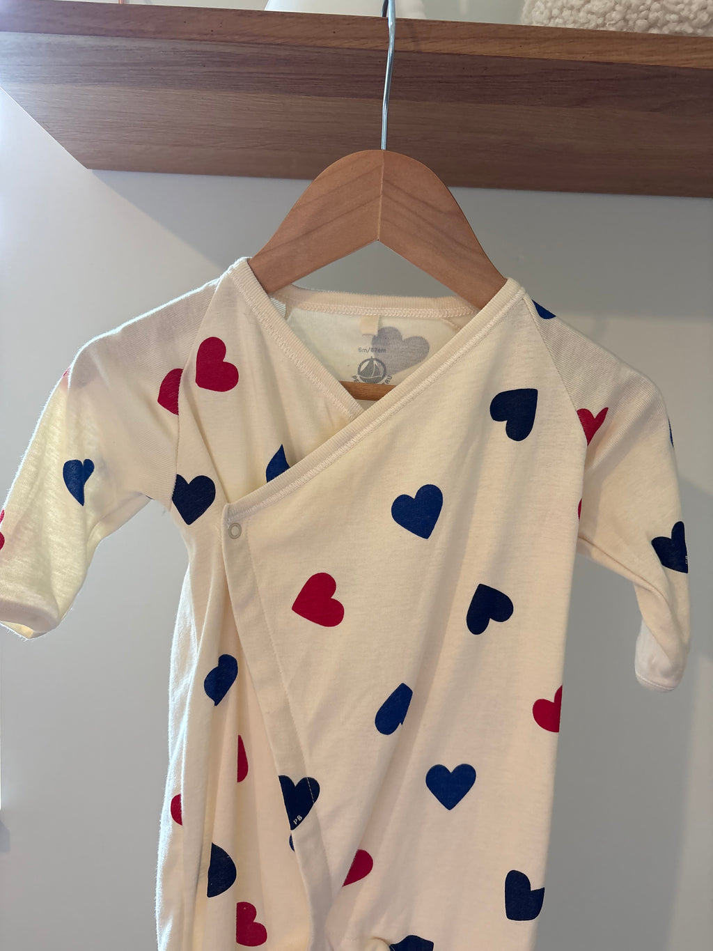 Petit Bateau - boxpakje hartjes - 6M