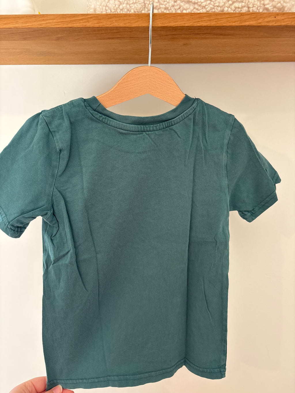 H&M - tshirt groen - 7/8Y