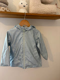 Zara - blauwe jas met kap - 104