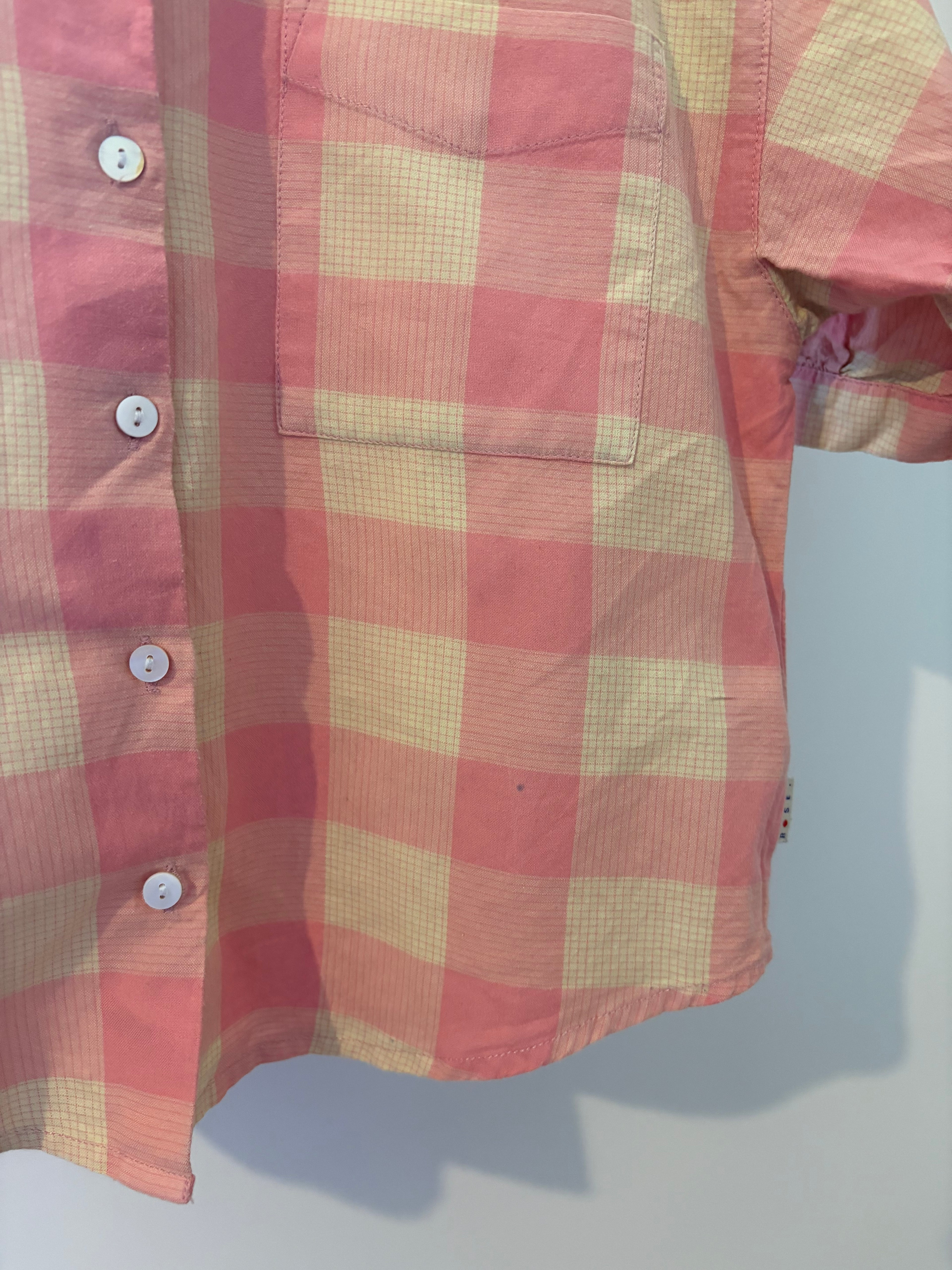 Bellerose - blouse roze/geel - 10