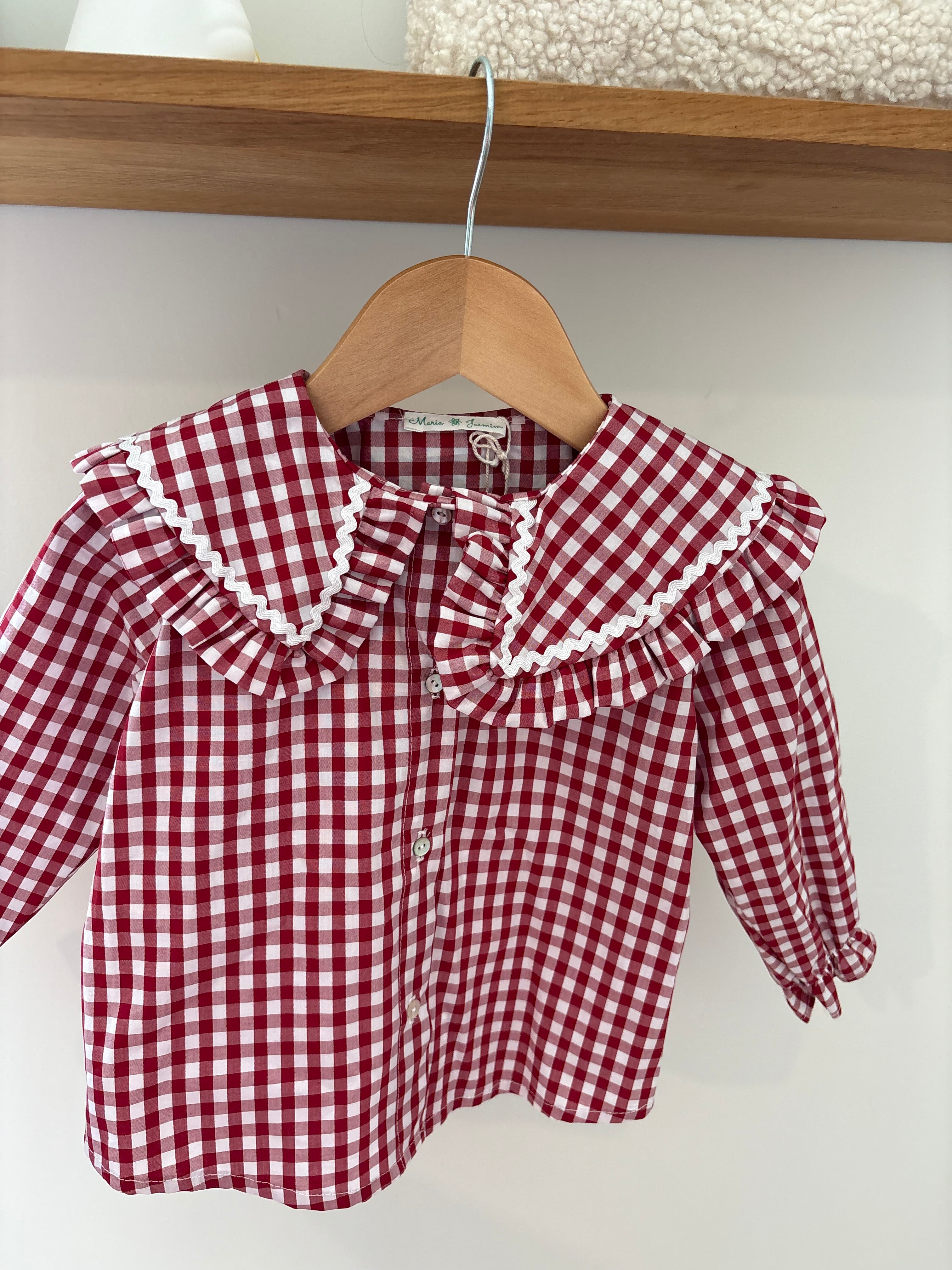 Maria Jasmin - rode blouse - 104