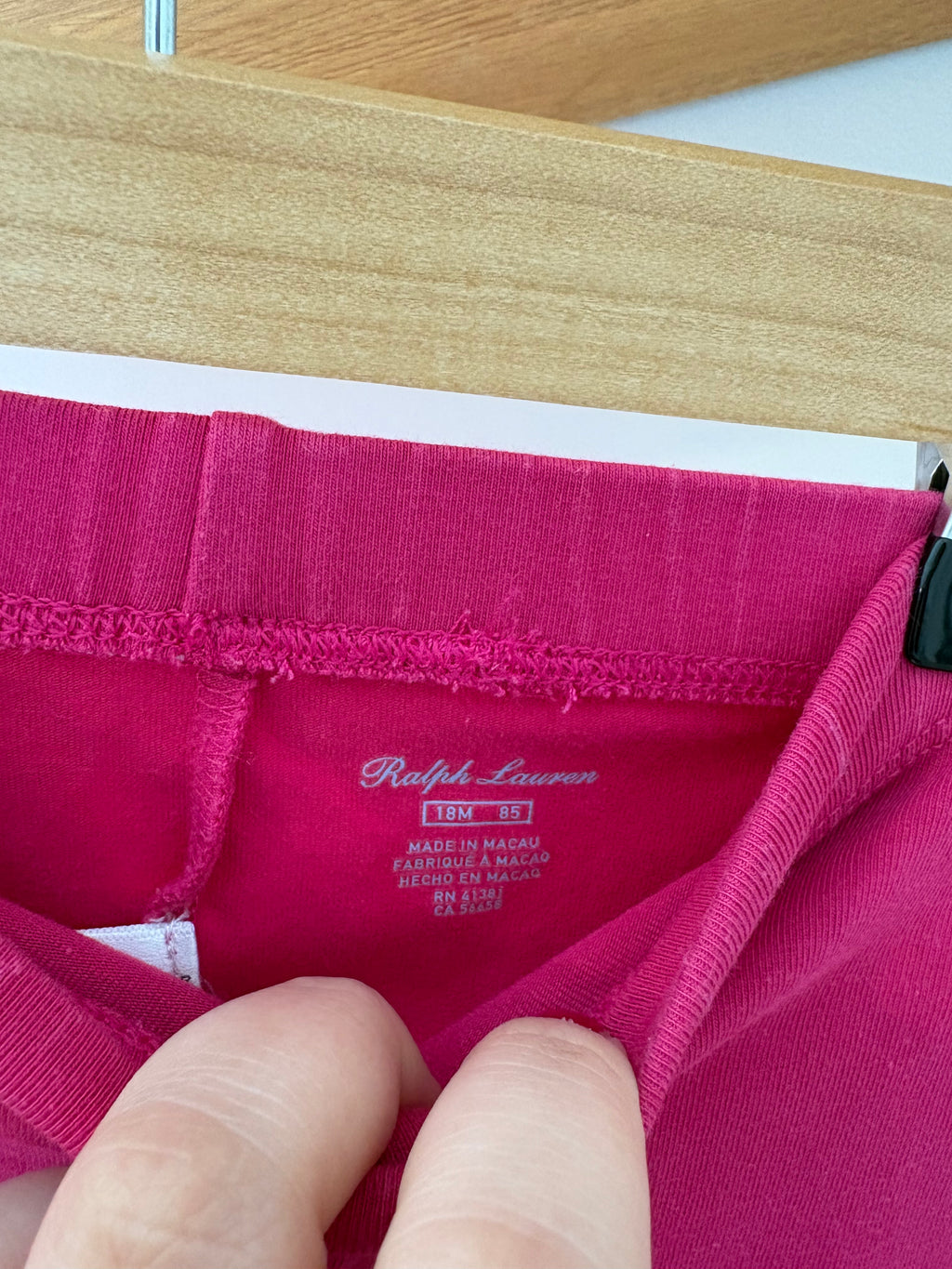 Ralph Lauren - roze legging - 18M