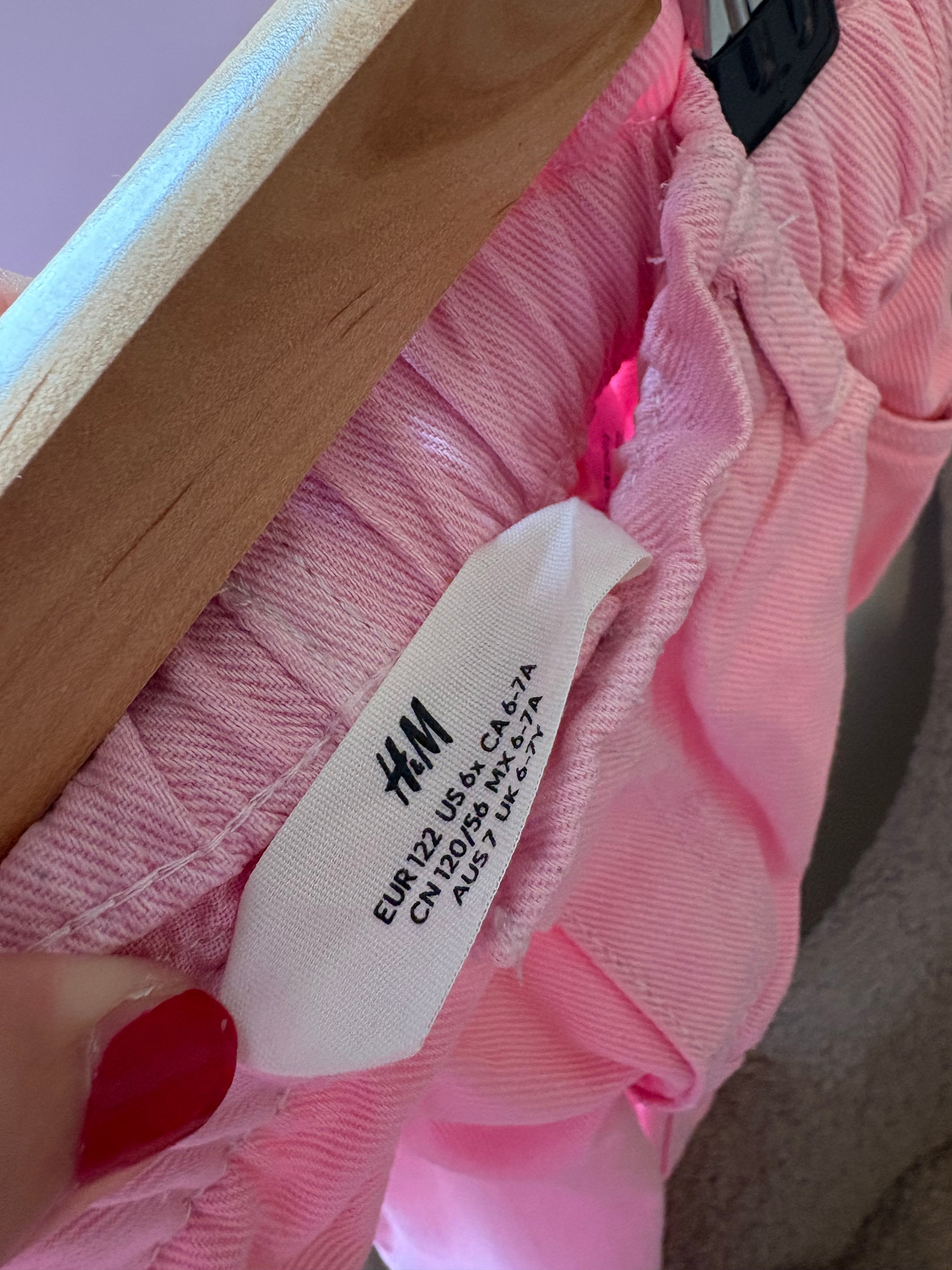 H&M - roze jeans - 6Y