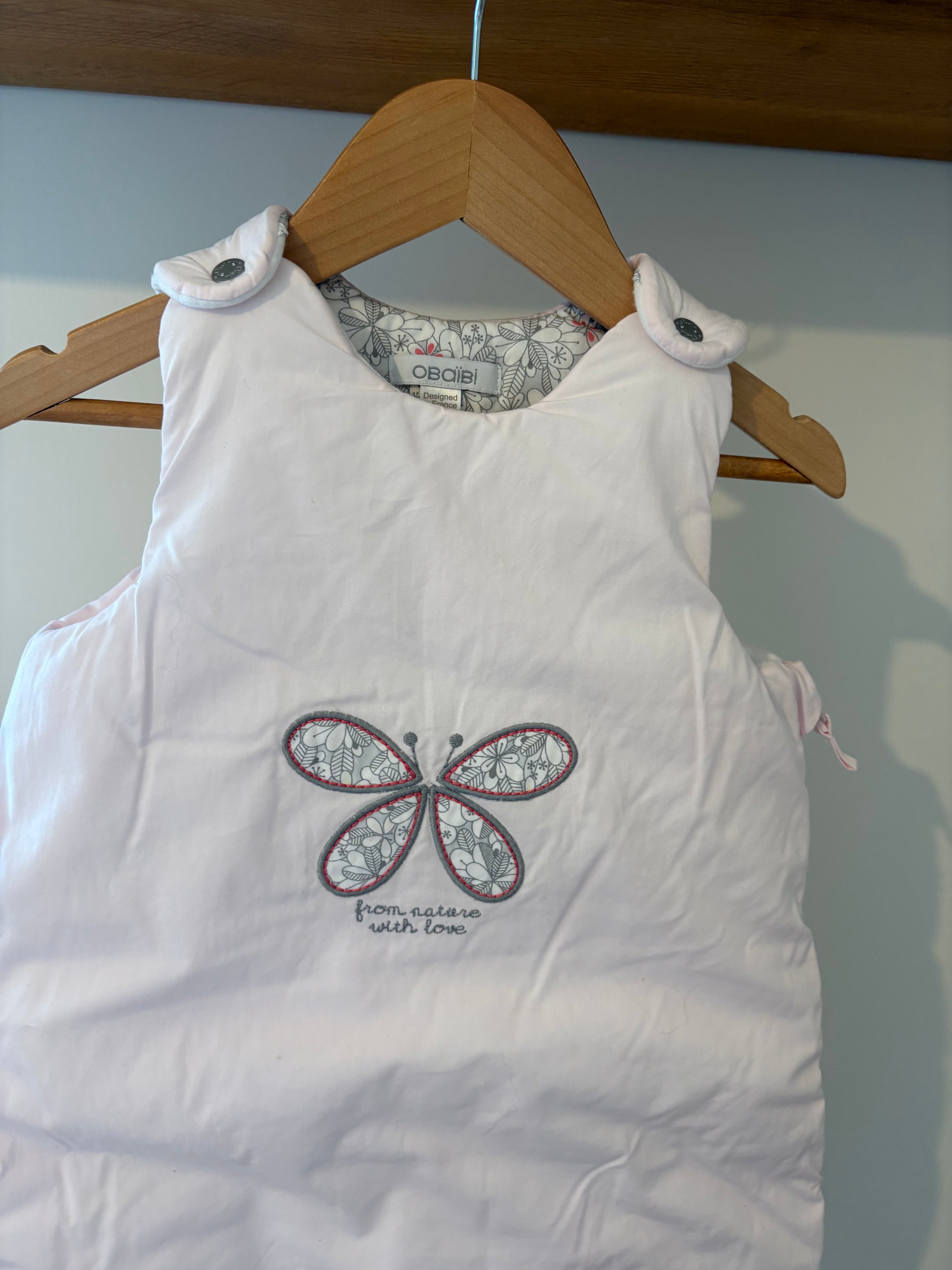 Obaibi - roze slaapzak - 3/6M