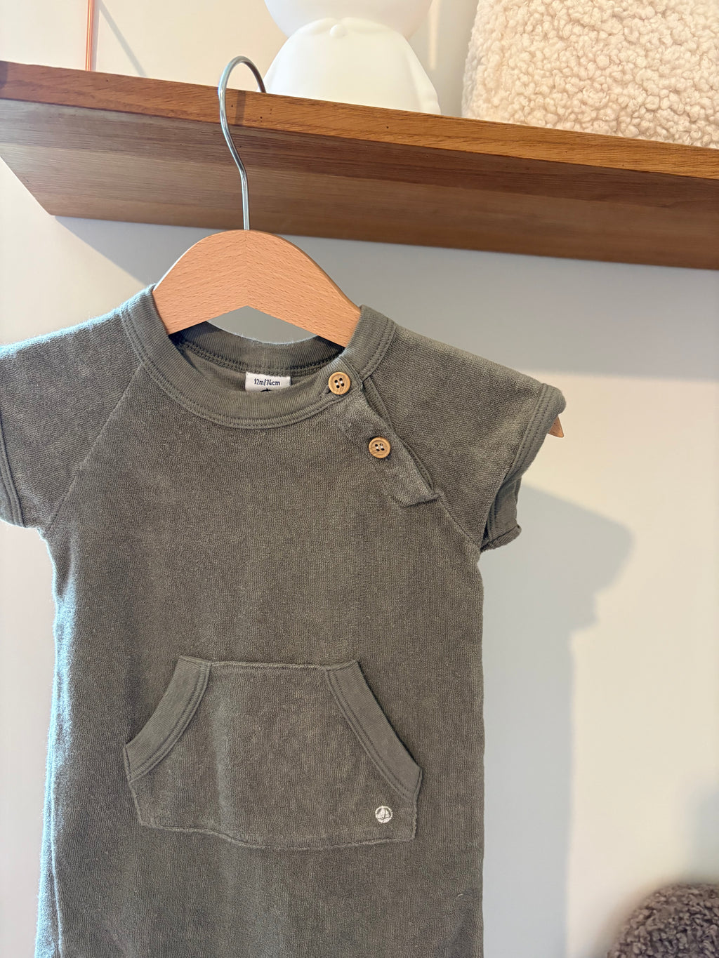 Petit Bateau - boxpakje kakigrijs - 74