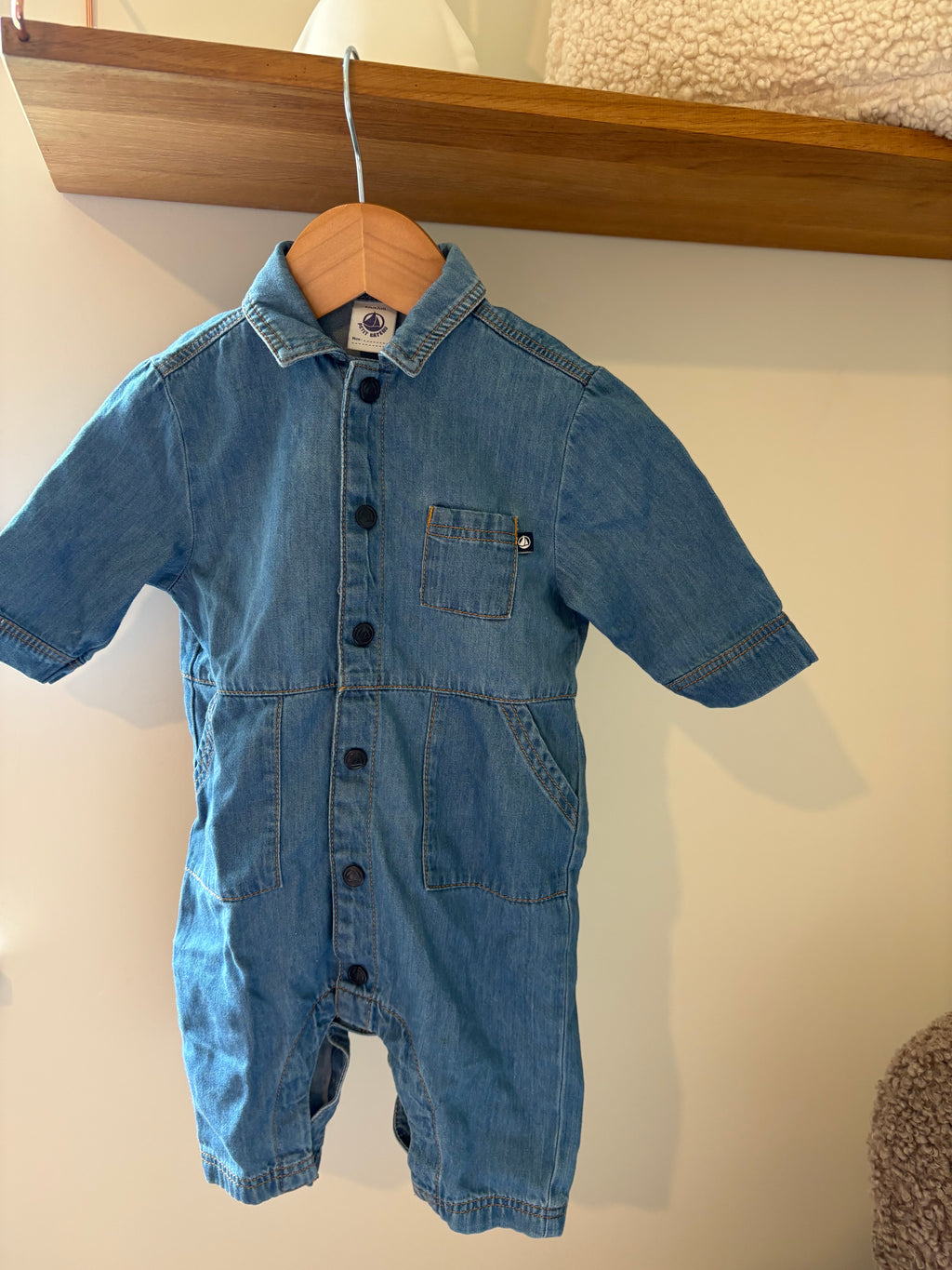 Petit Bateau - jeanspakje - 6M