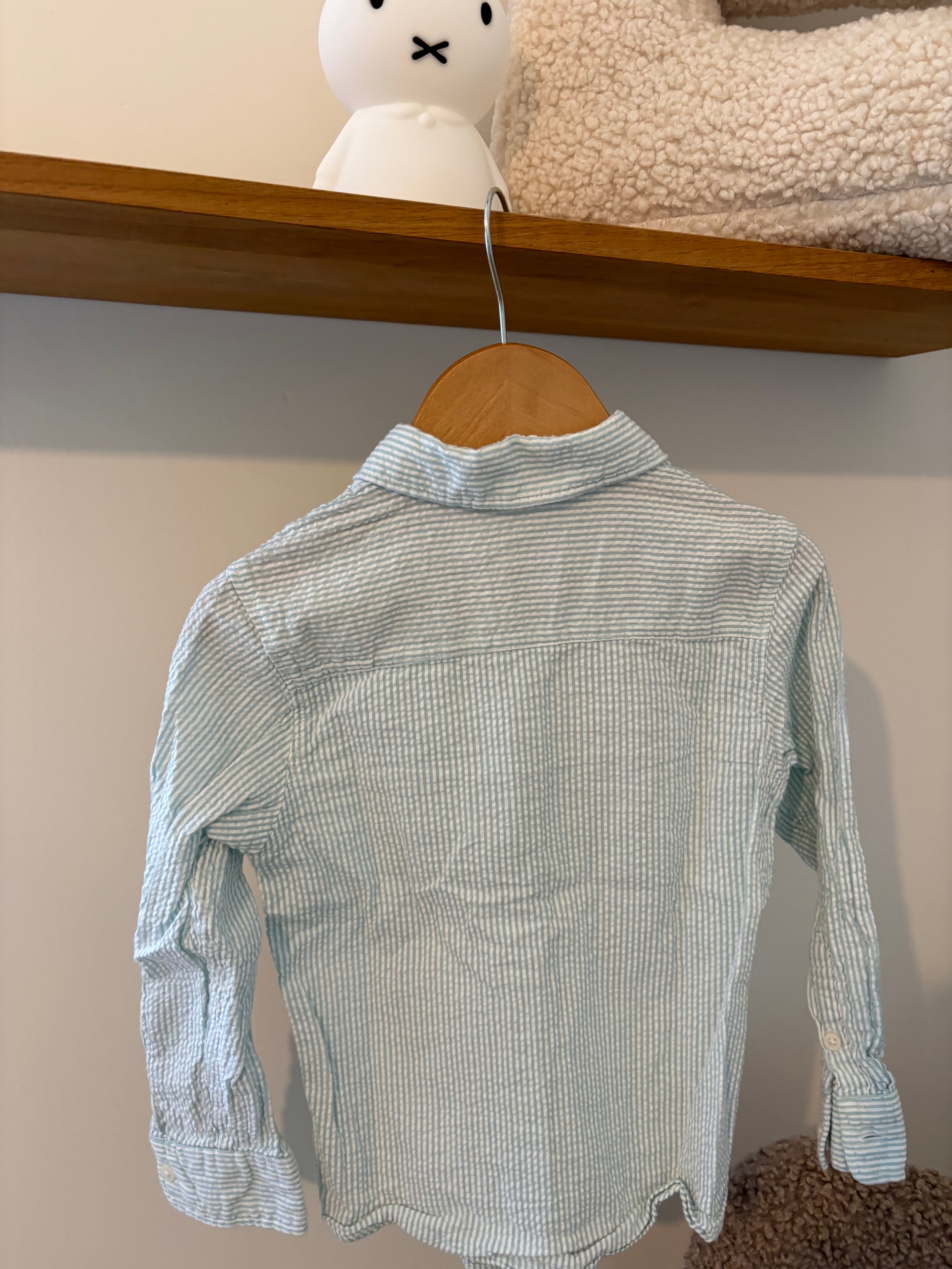 H&M - groen hemdje - 4/5Y