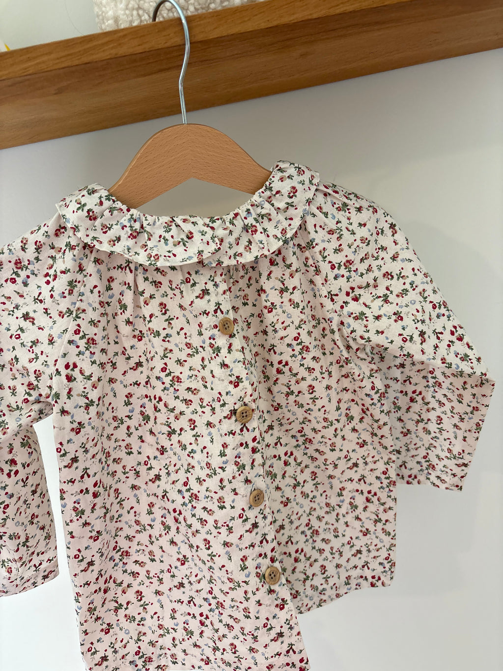 Comptoir Des Polissons - blouse bloemen met kraagje - 24M