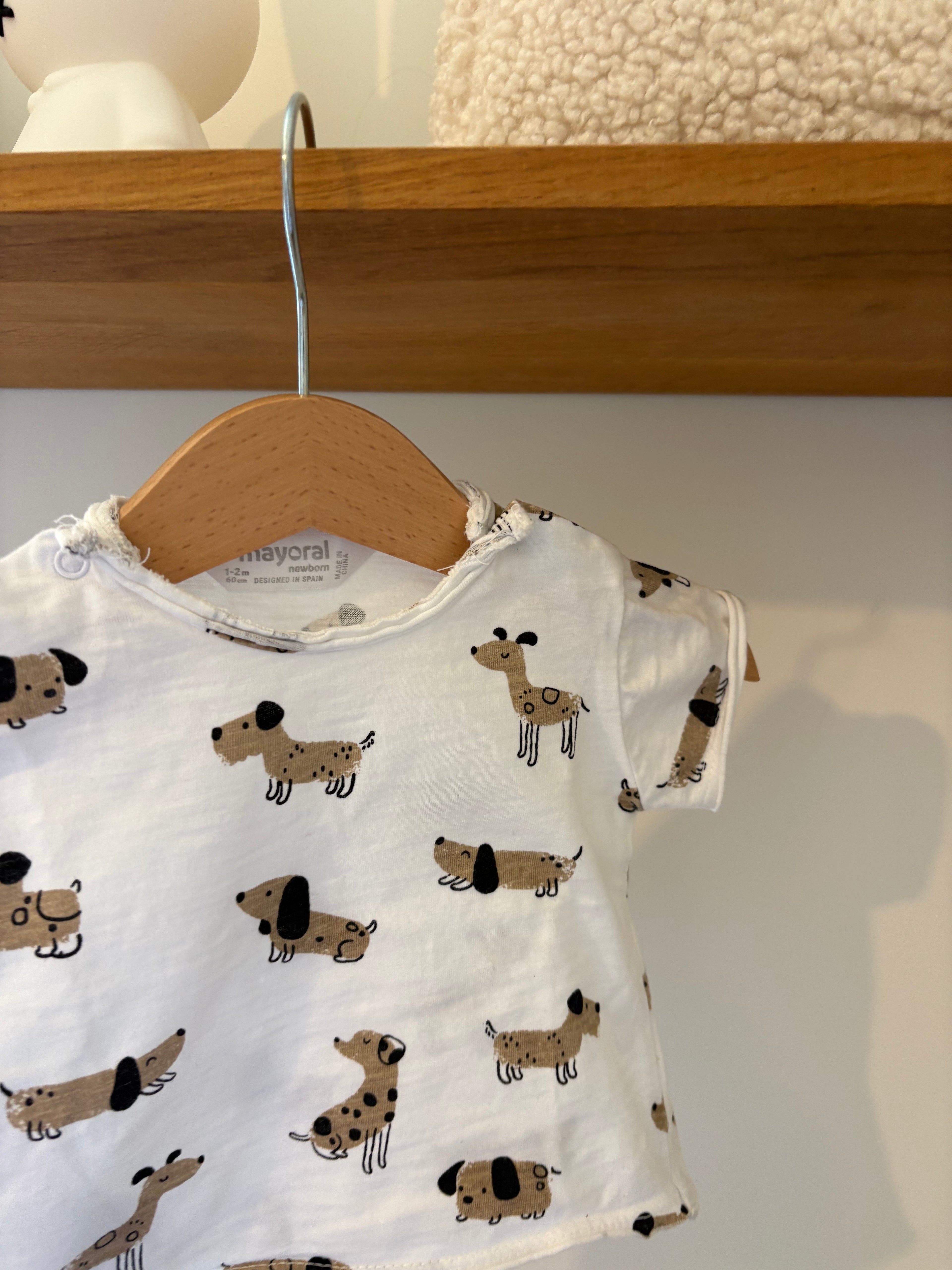 Mayoral - tshirt hondjes - 1/2M
