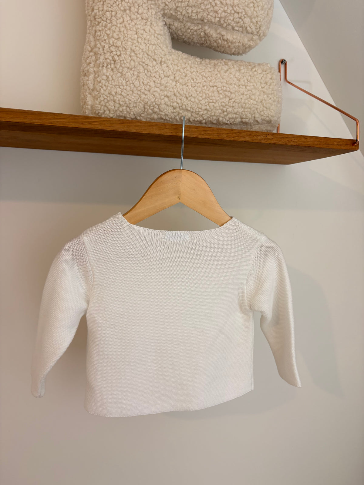 Laranjinha - wit giletje - 6M