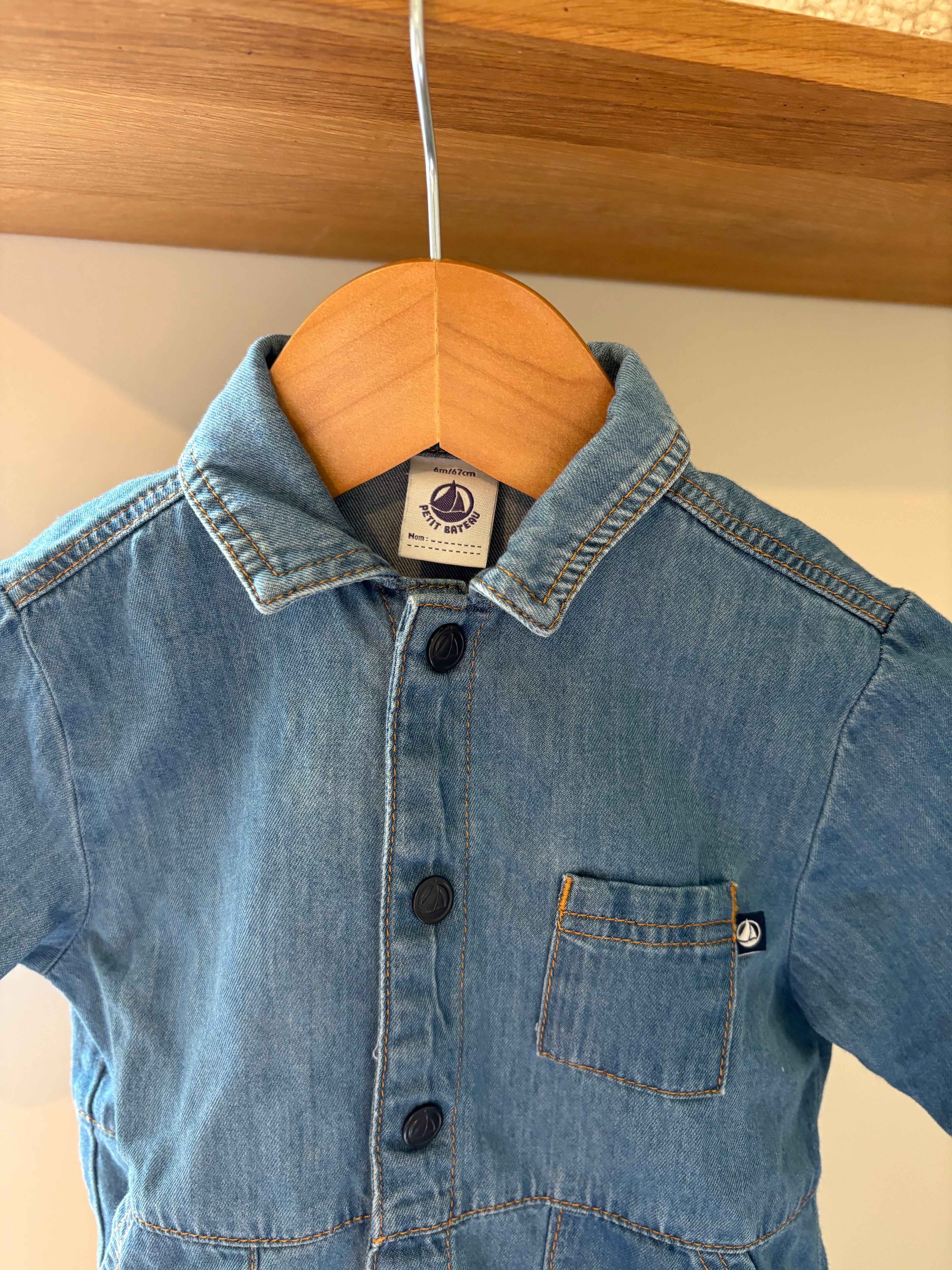 Petit Bateau - jeanspakje - 6M