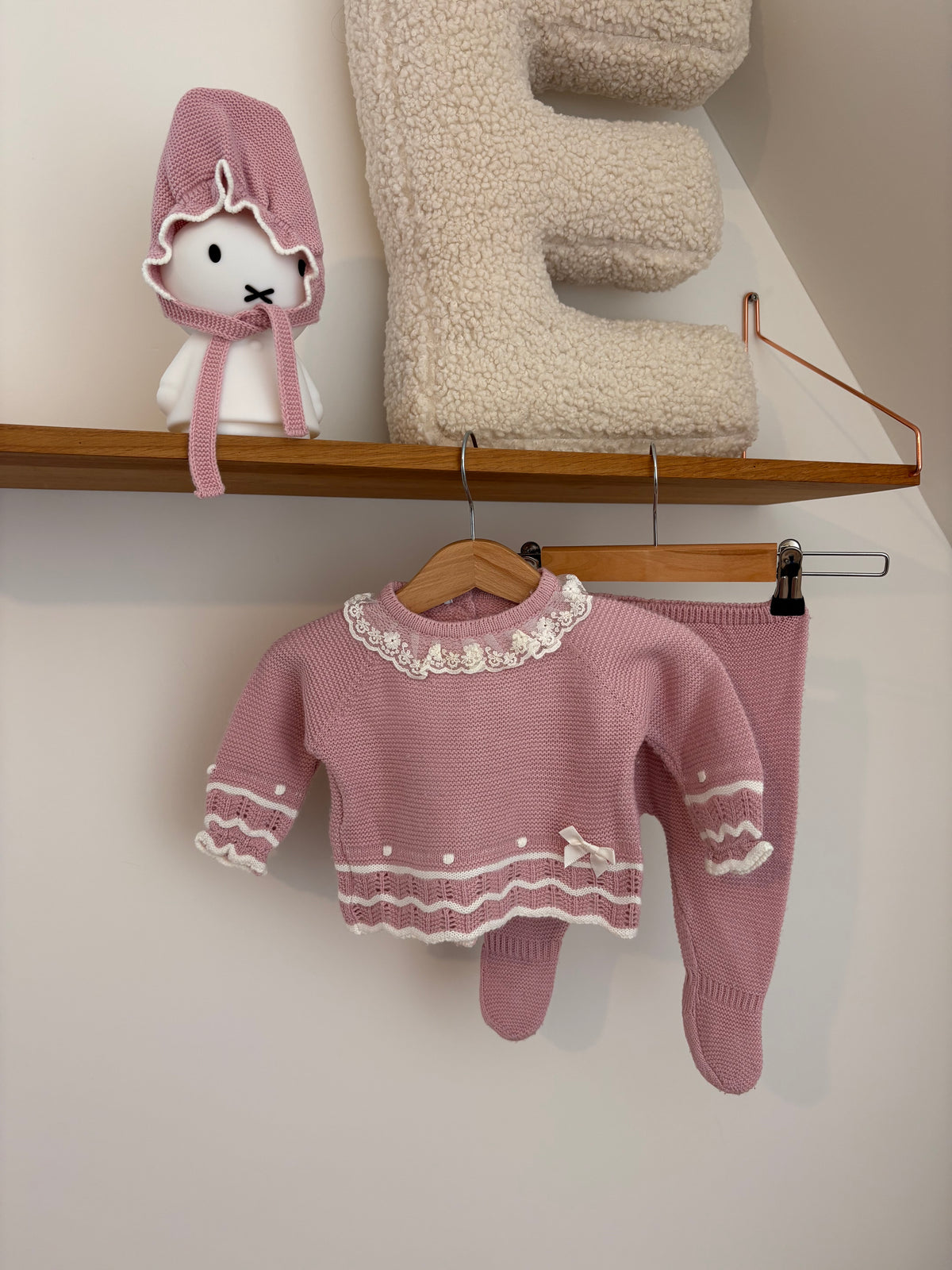 Juliana - roze setje met muts - 1M
