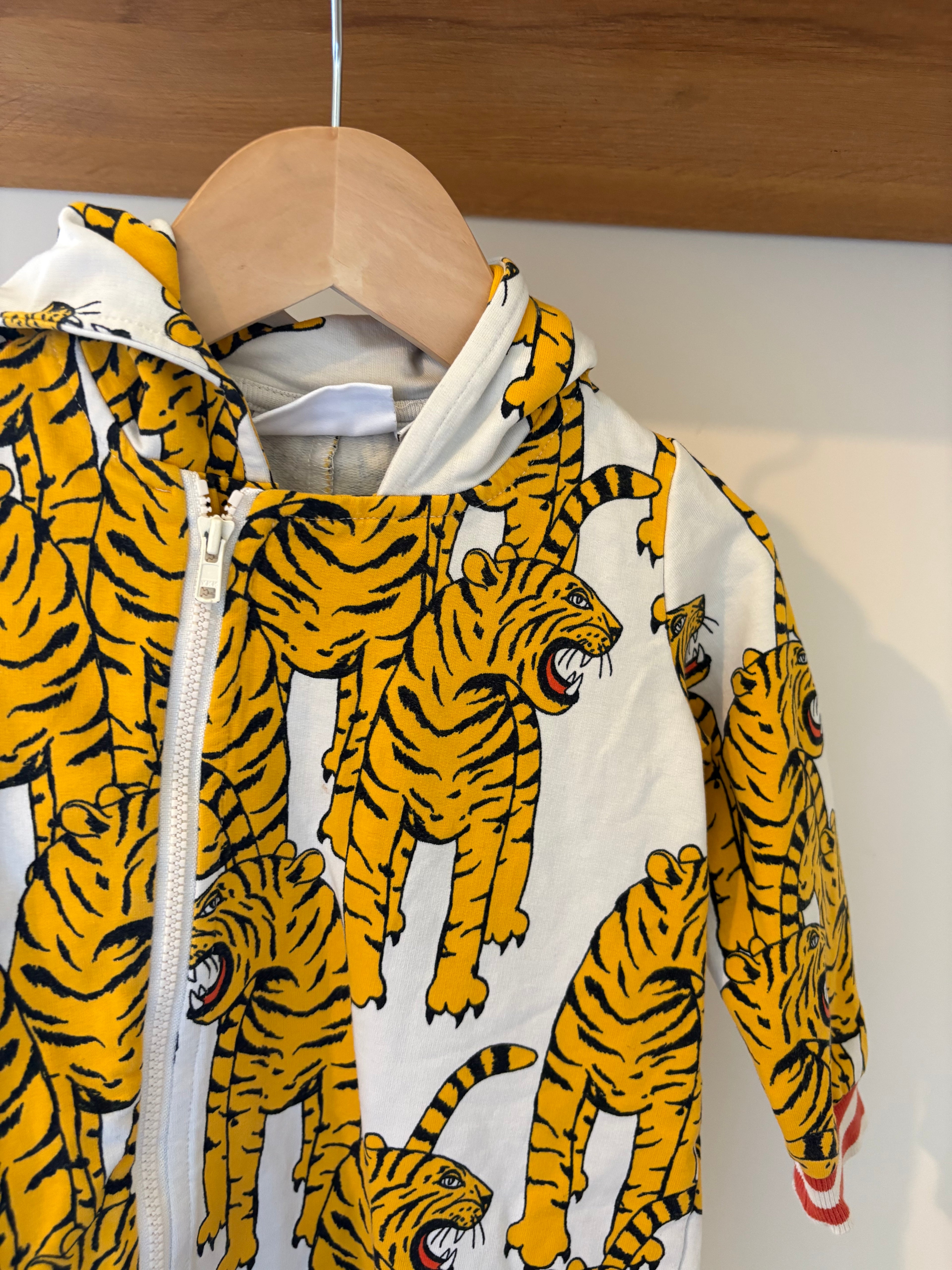 Mini Rodini - onesie luipaard - 80/86