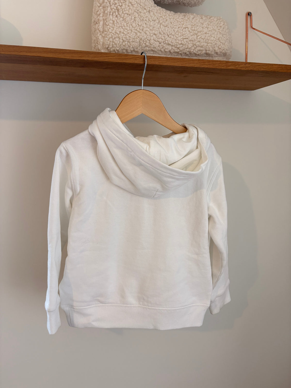 Ralph Lauren - witte sweater met kap - 5Y