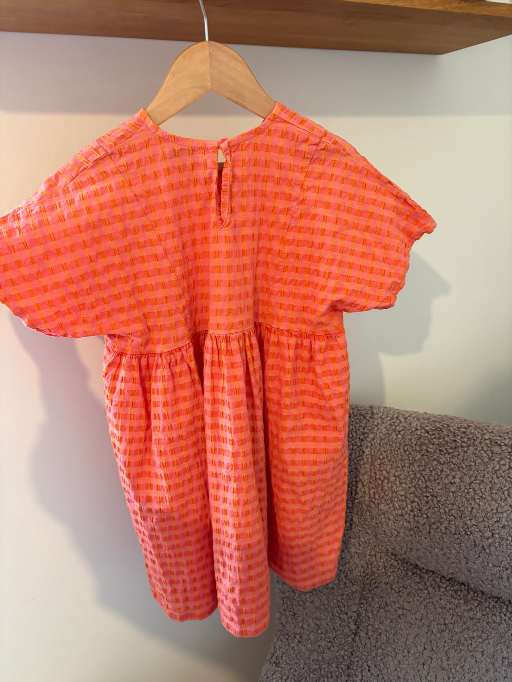 Bobo Choses - oranje jurkje - 4/5Y