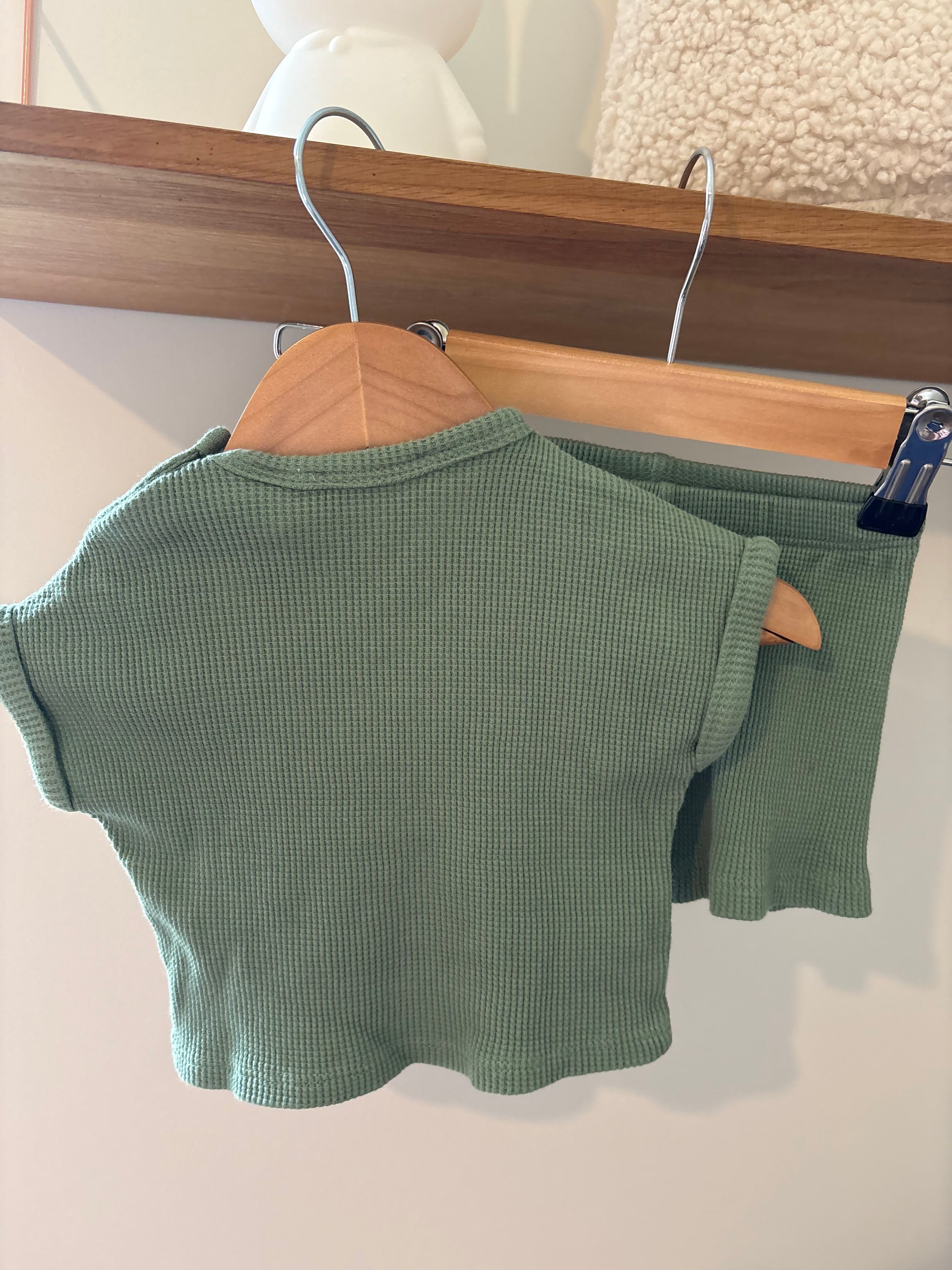 Zara - groen zomers setje - 62