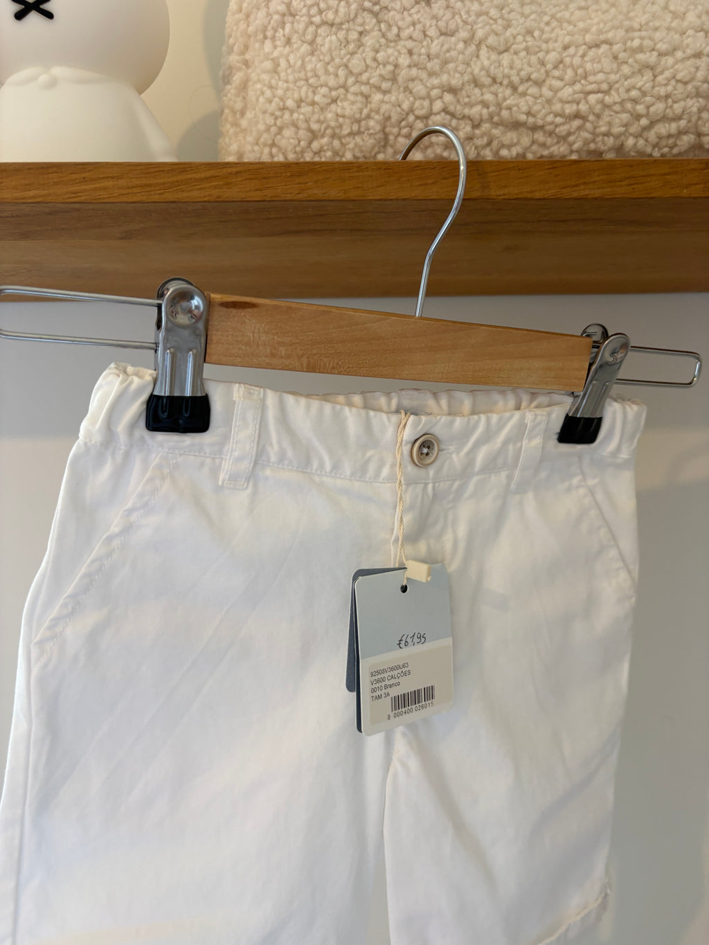 Laranjinha - witte short - 3Y