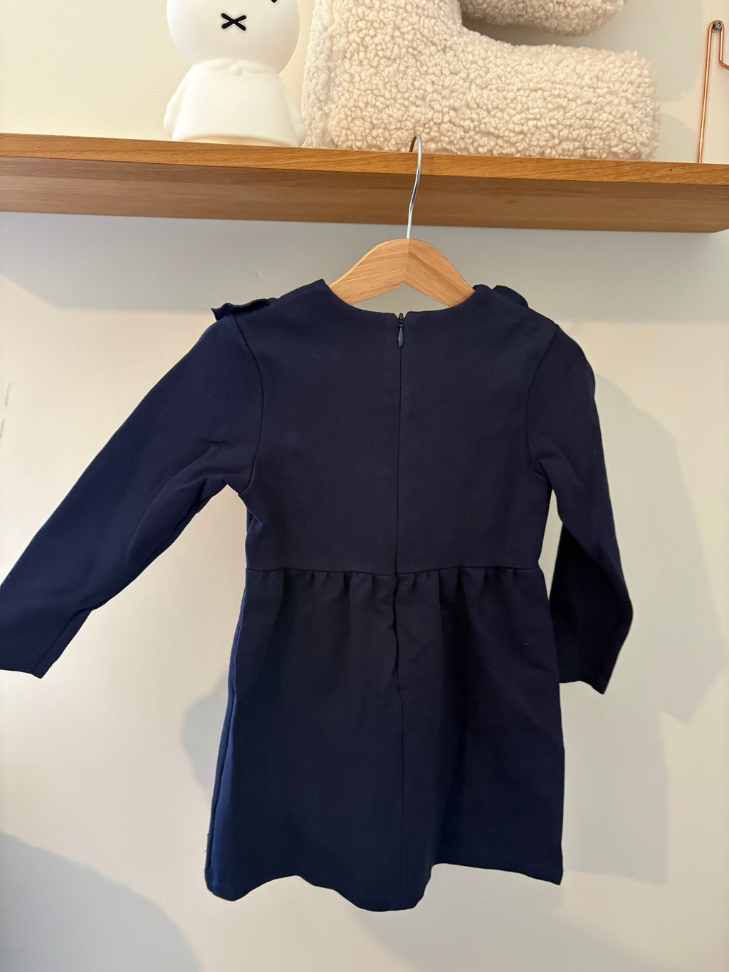 Carrément Beau - blauw kleedje - 2/3Y
