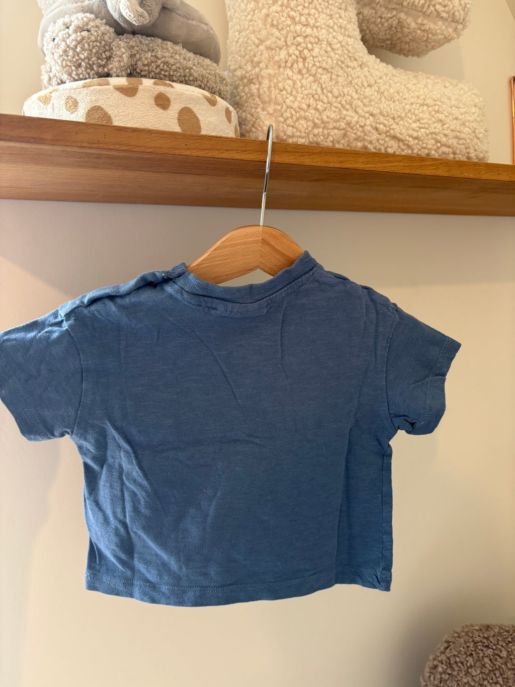 H&M - tshirt blauw - 68