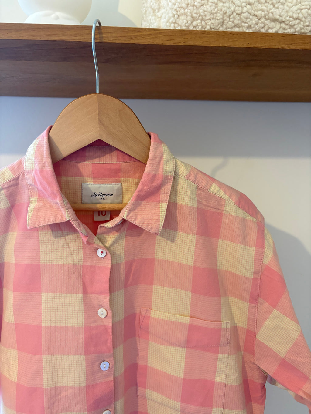 Bellerose - blouse roze/geel - 10