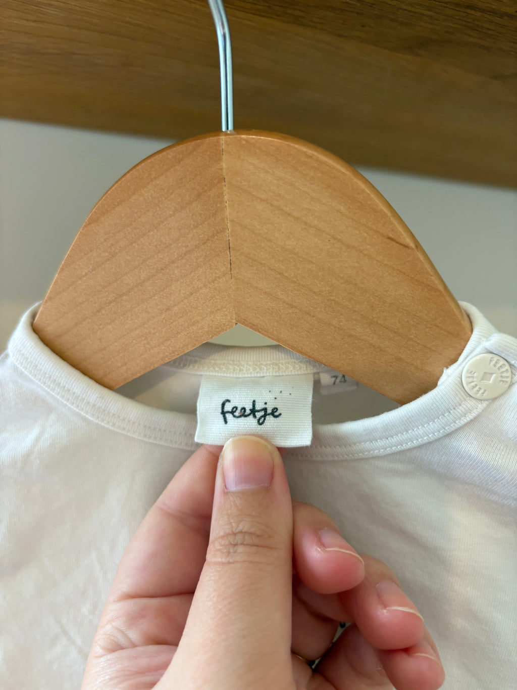 Feetje - tshirt lange mouwen wit- 74