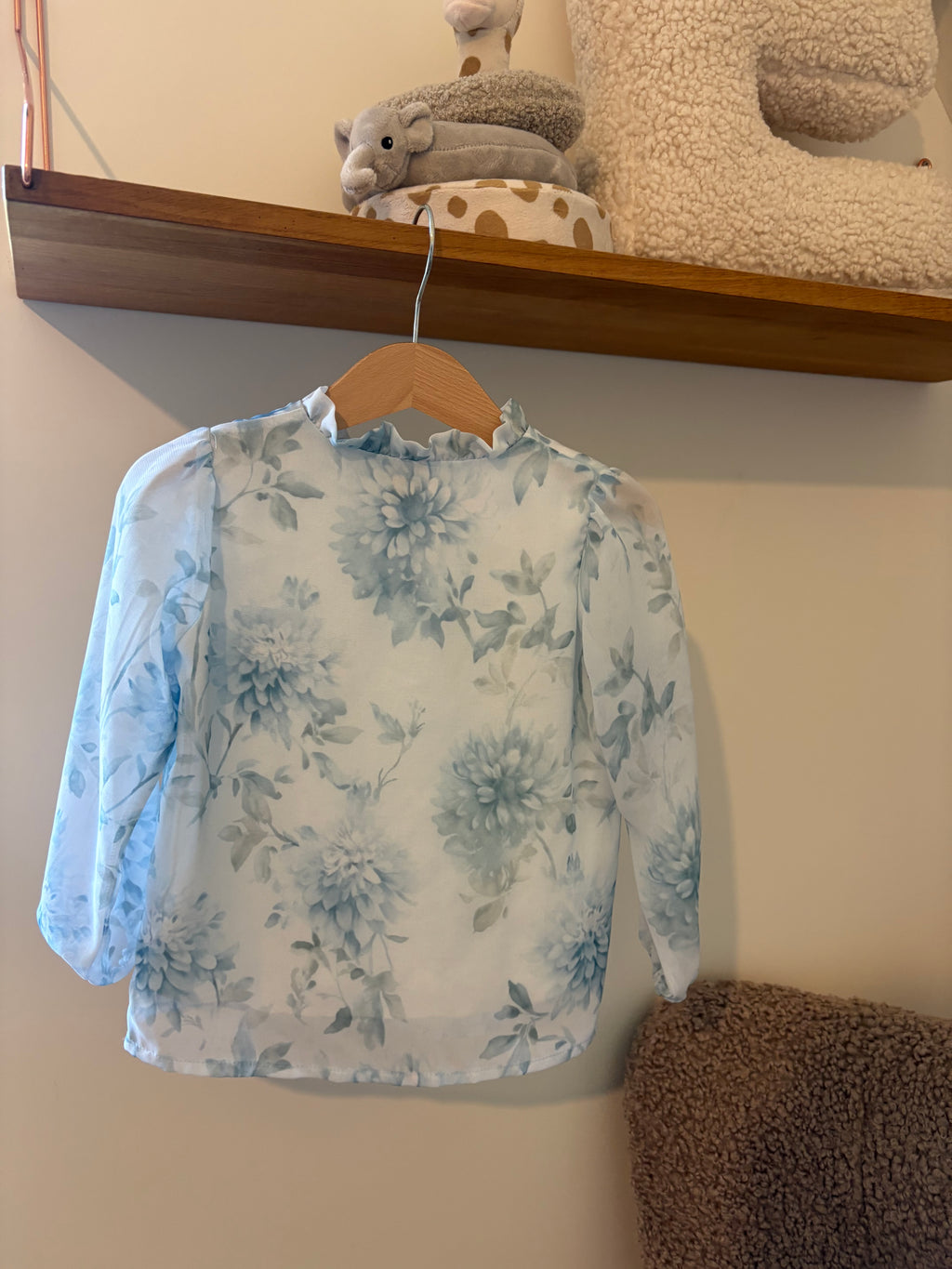 Be Chic - Blauwe Blouse - 92 Be Chic