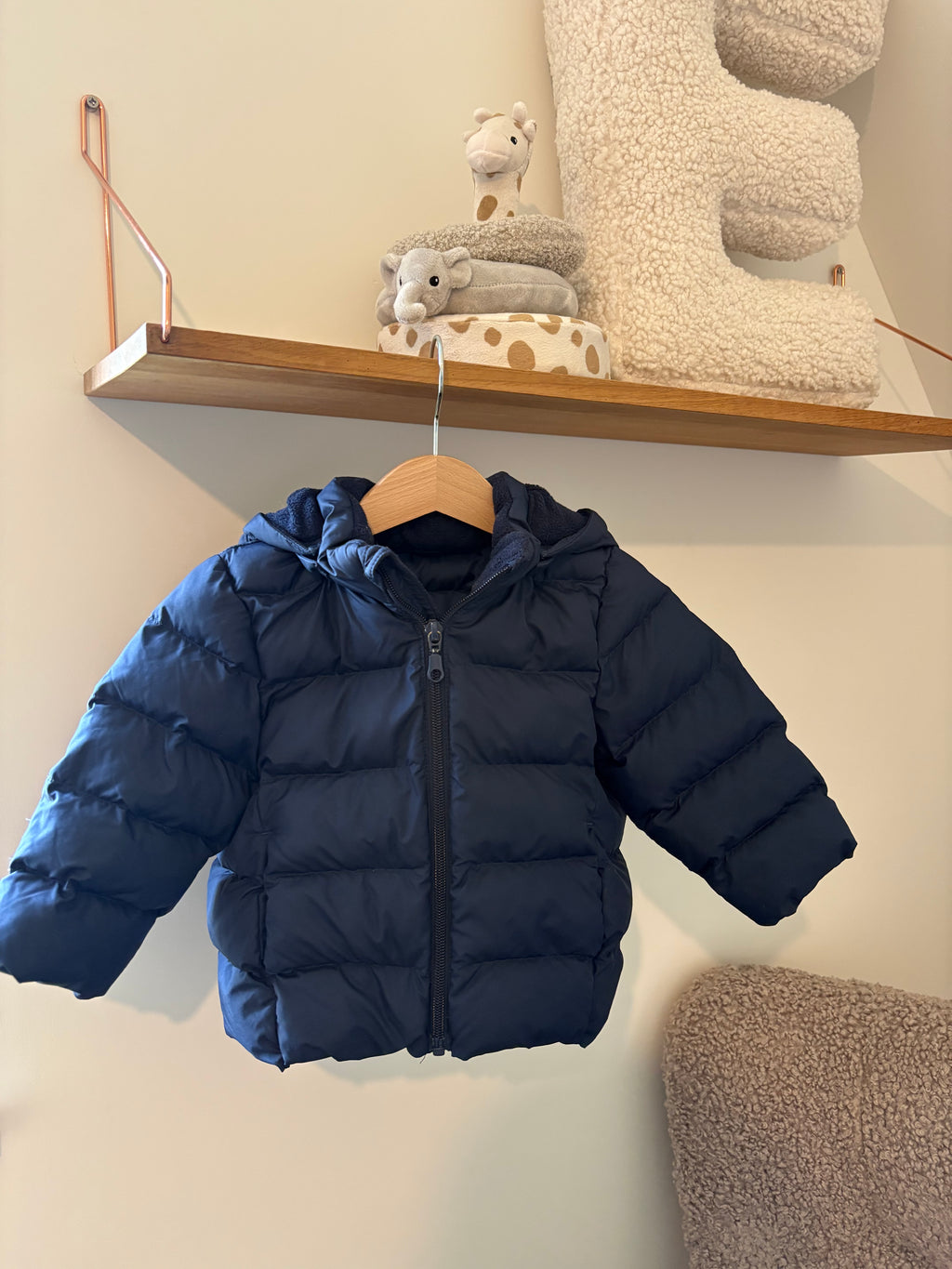 Uniqlo - Blauwe Jas - 92 Uniqlo