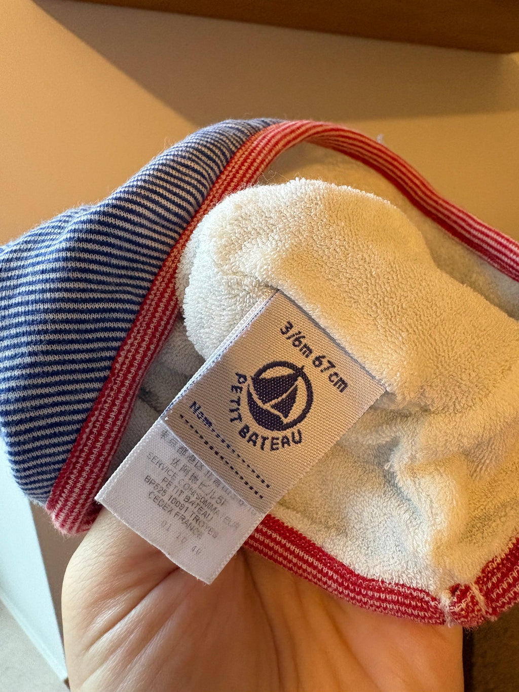 Petit Bateau - muts - 3/6M