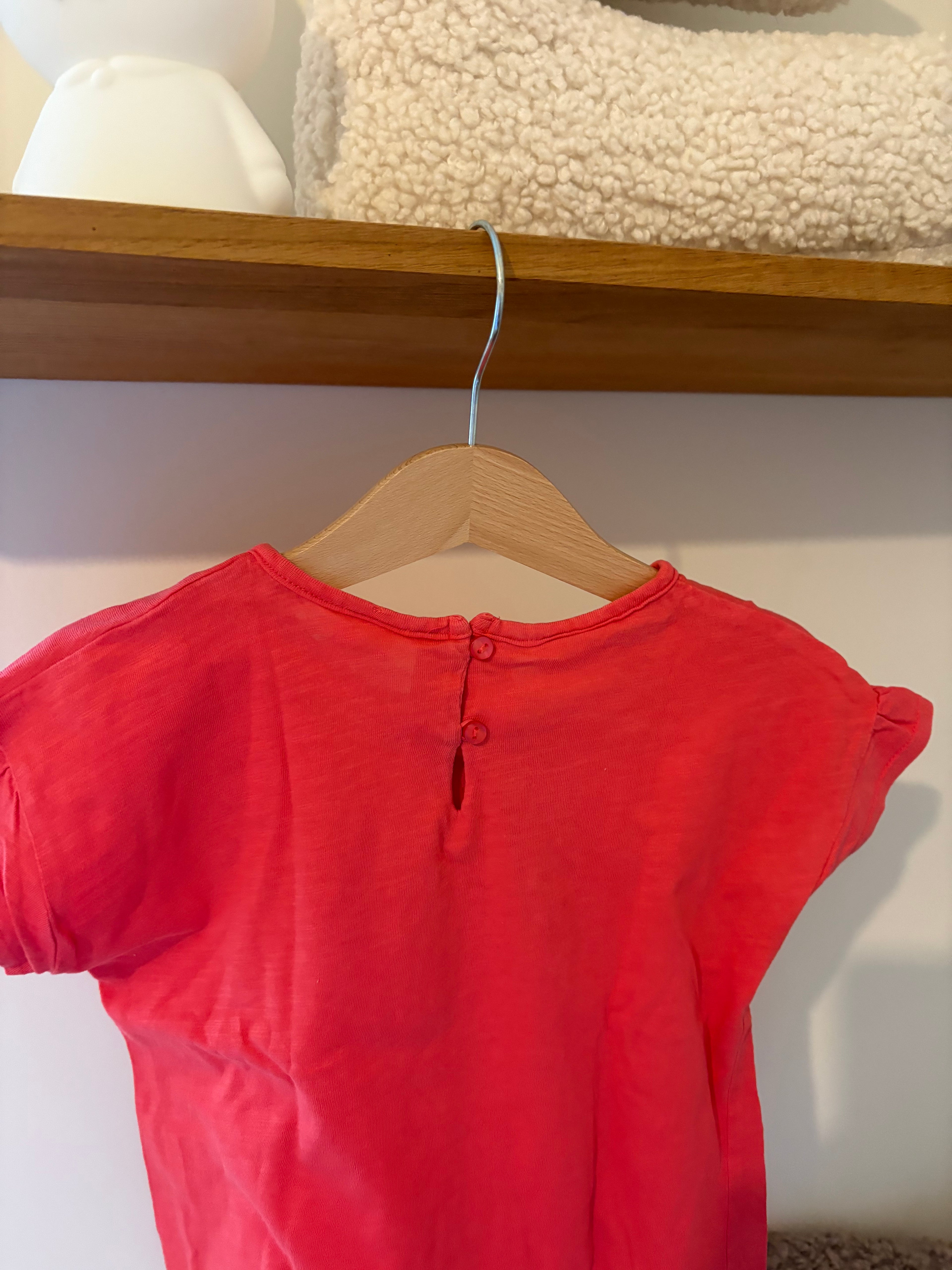 Zara - tshirt hartje - 98