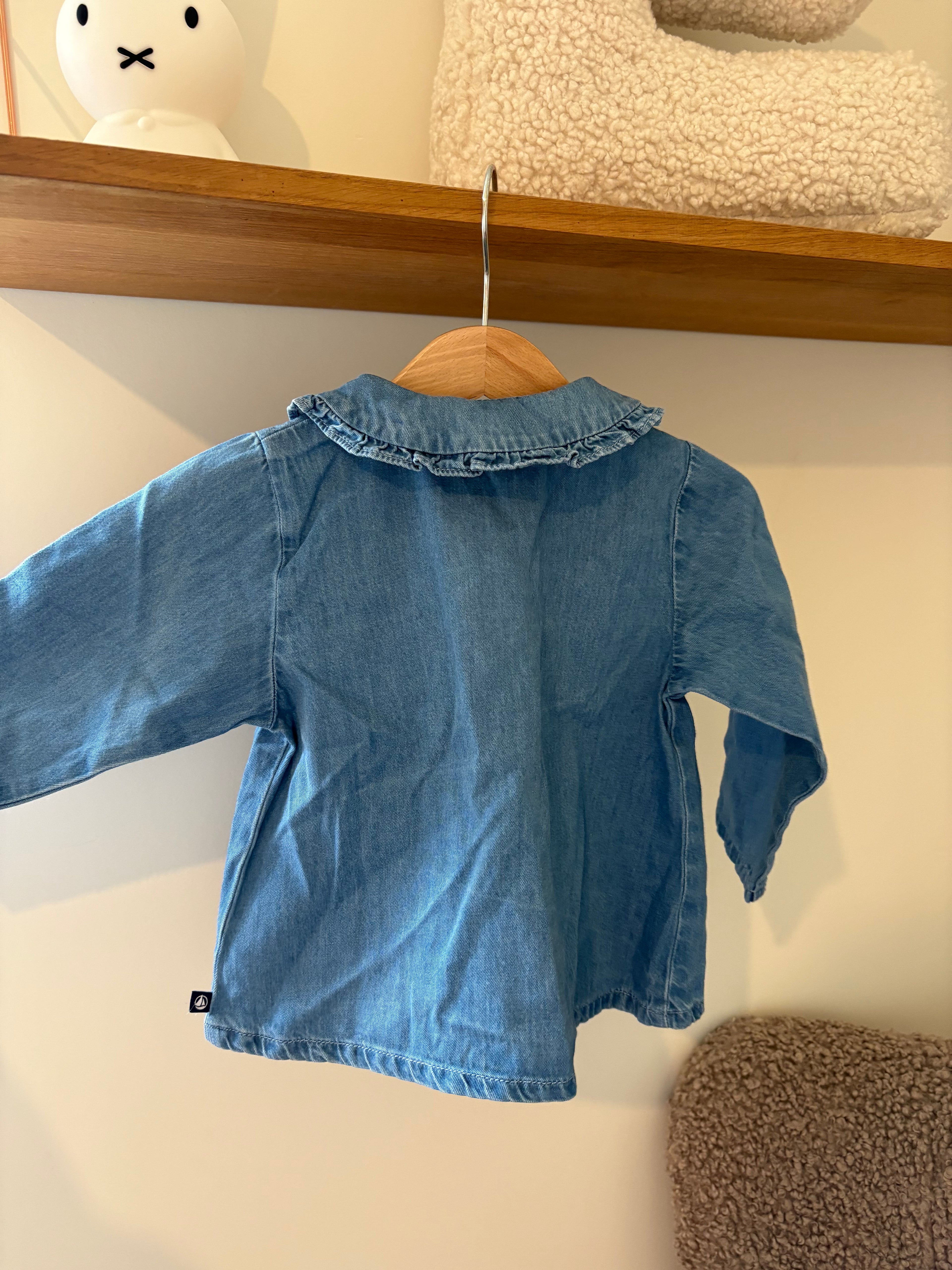 Petit Bateau demin blouse - 86