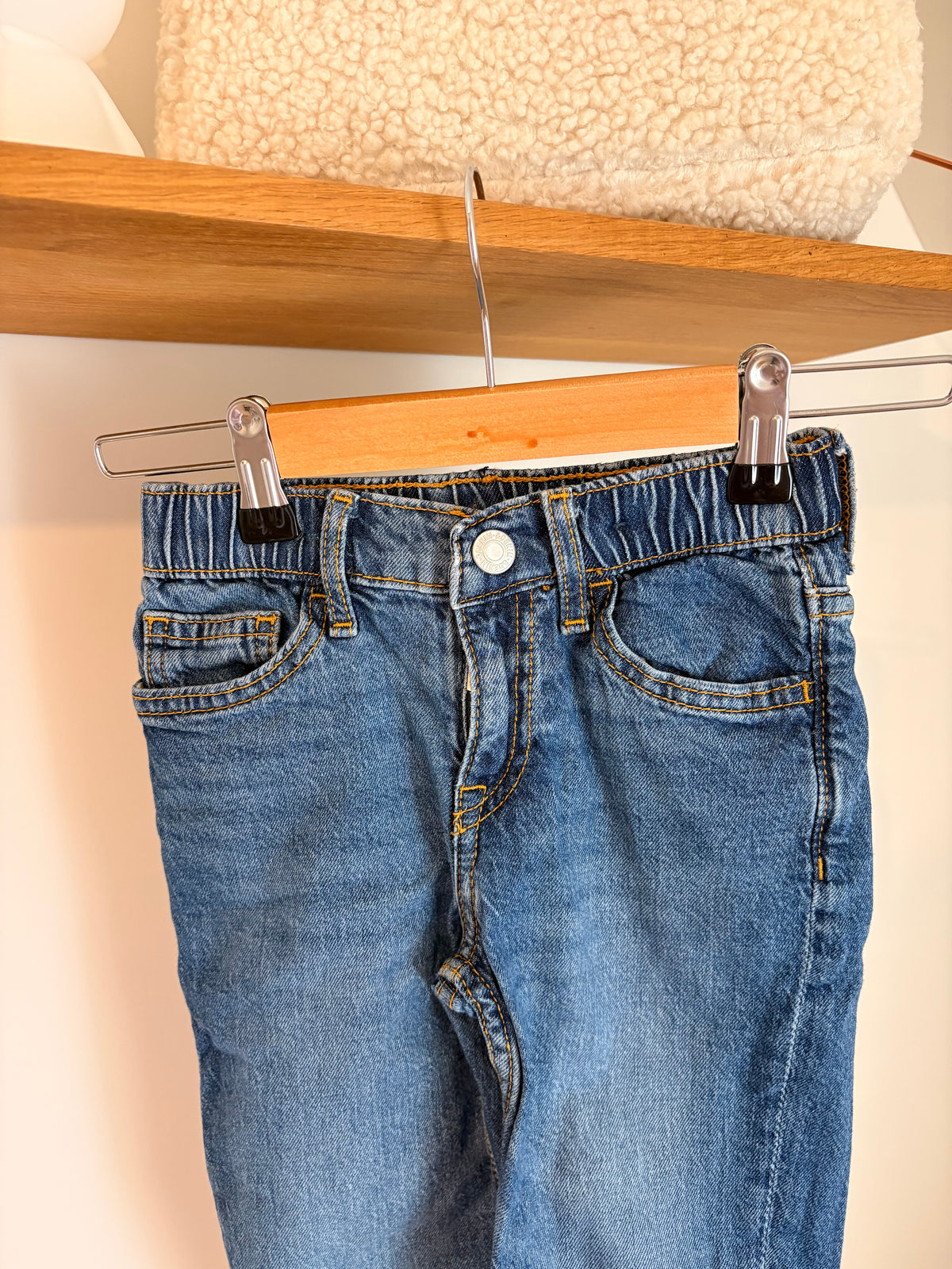 H&M - jeans loose fit blauwe jeans - 98
