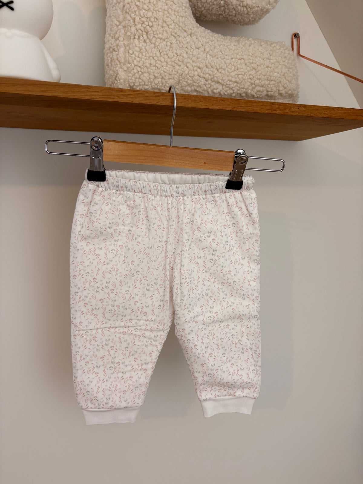 Baby Gi - wit flanellen setje - 6M