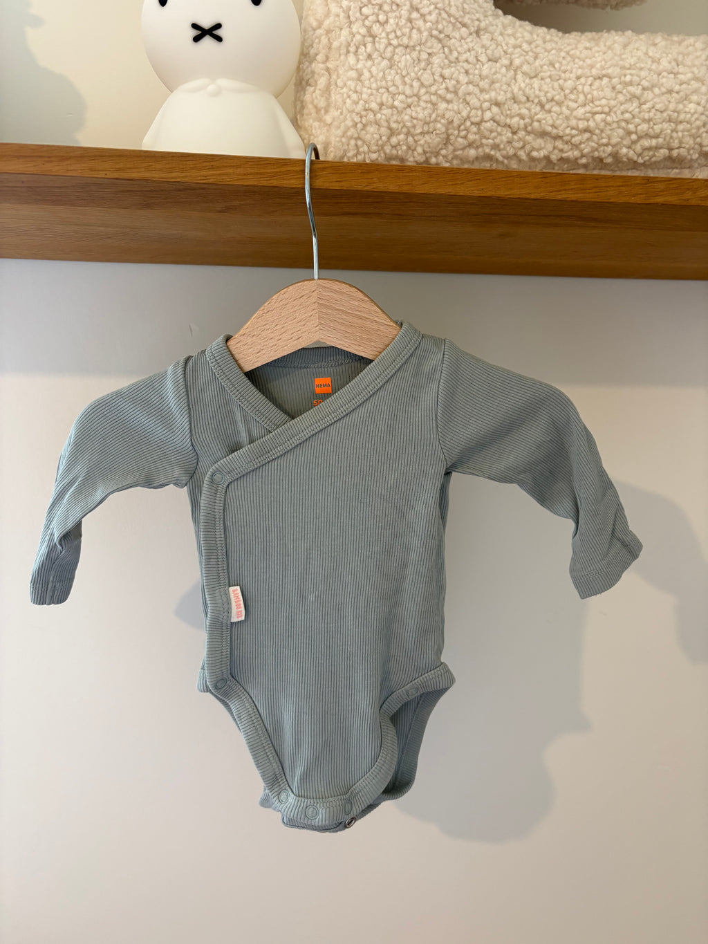 Hema - body blauw - 50/56