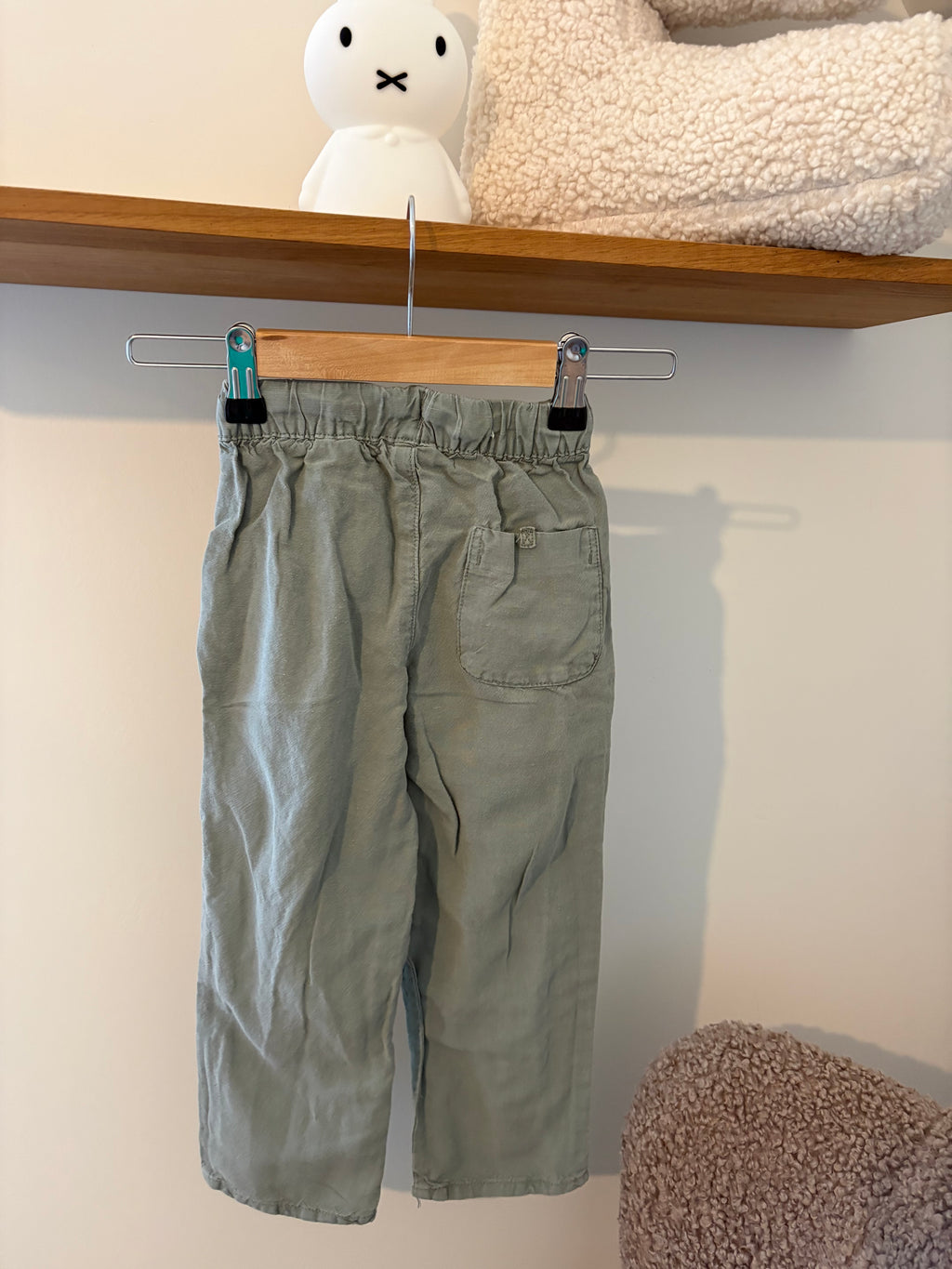 Zara - linnen broek - 4Y