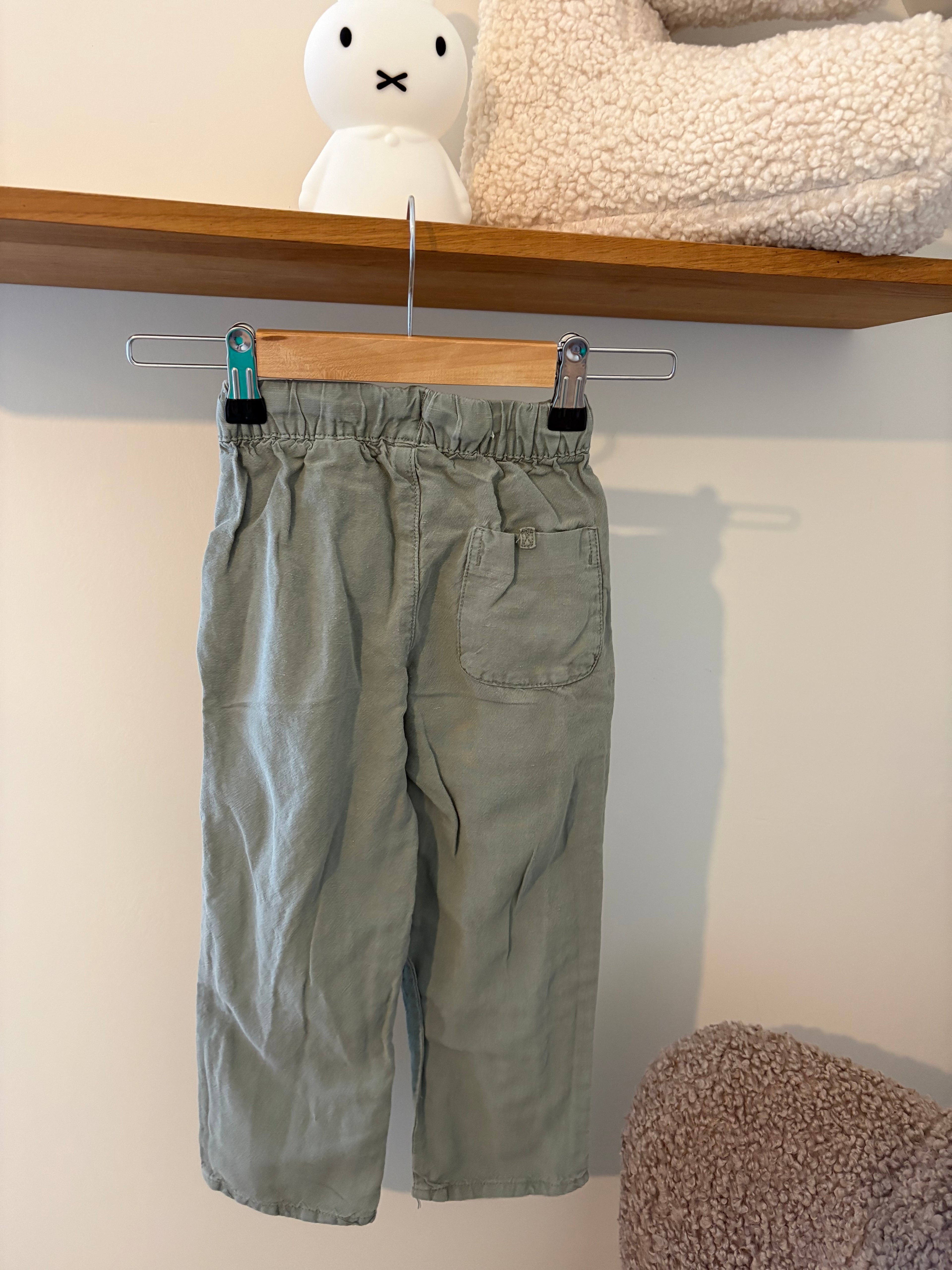 Zara - linnen broek - 4Y