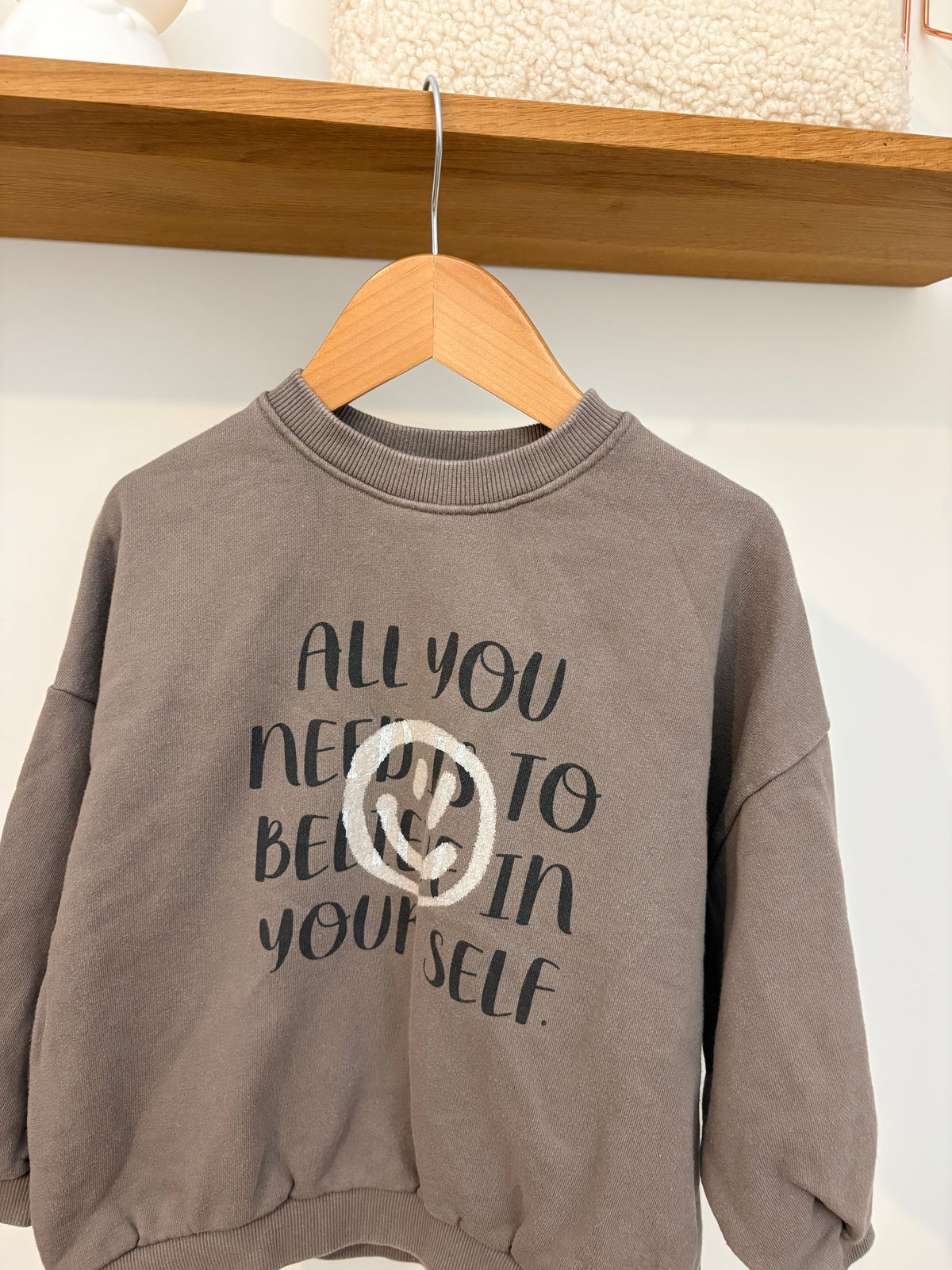 Hey Lucie - sweater grijs - L