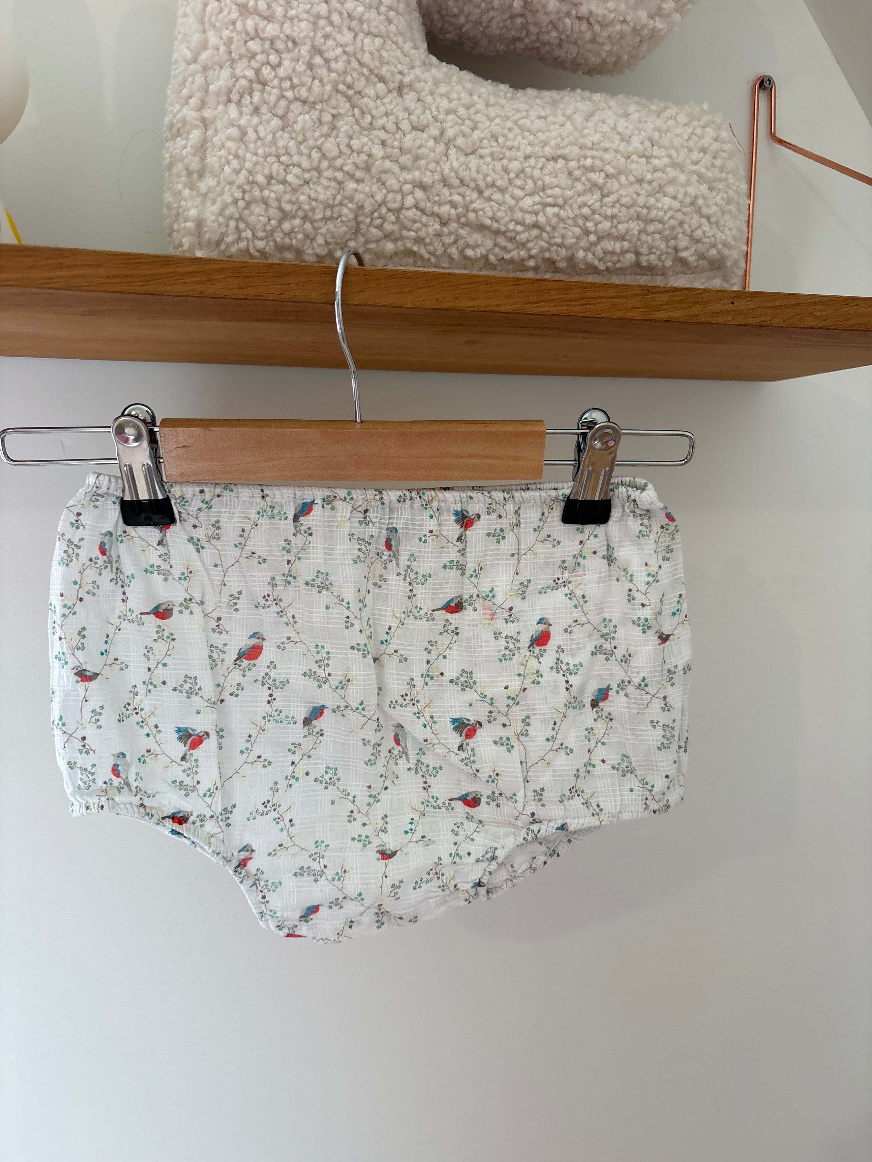 Bonton - bloomer broekjes vogel - 18M