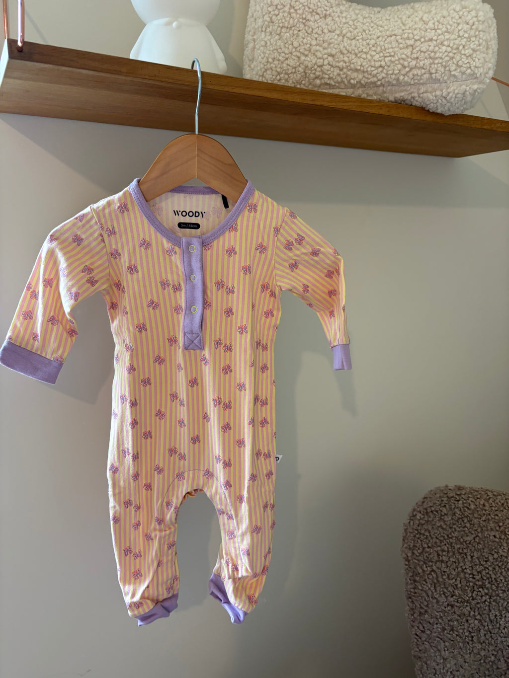Woody - pyjama pakje lila - 3M