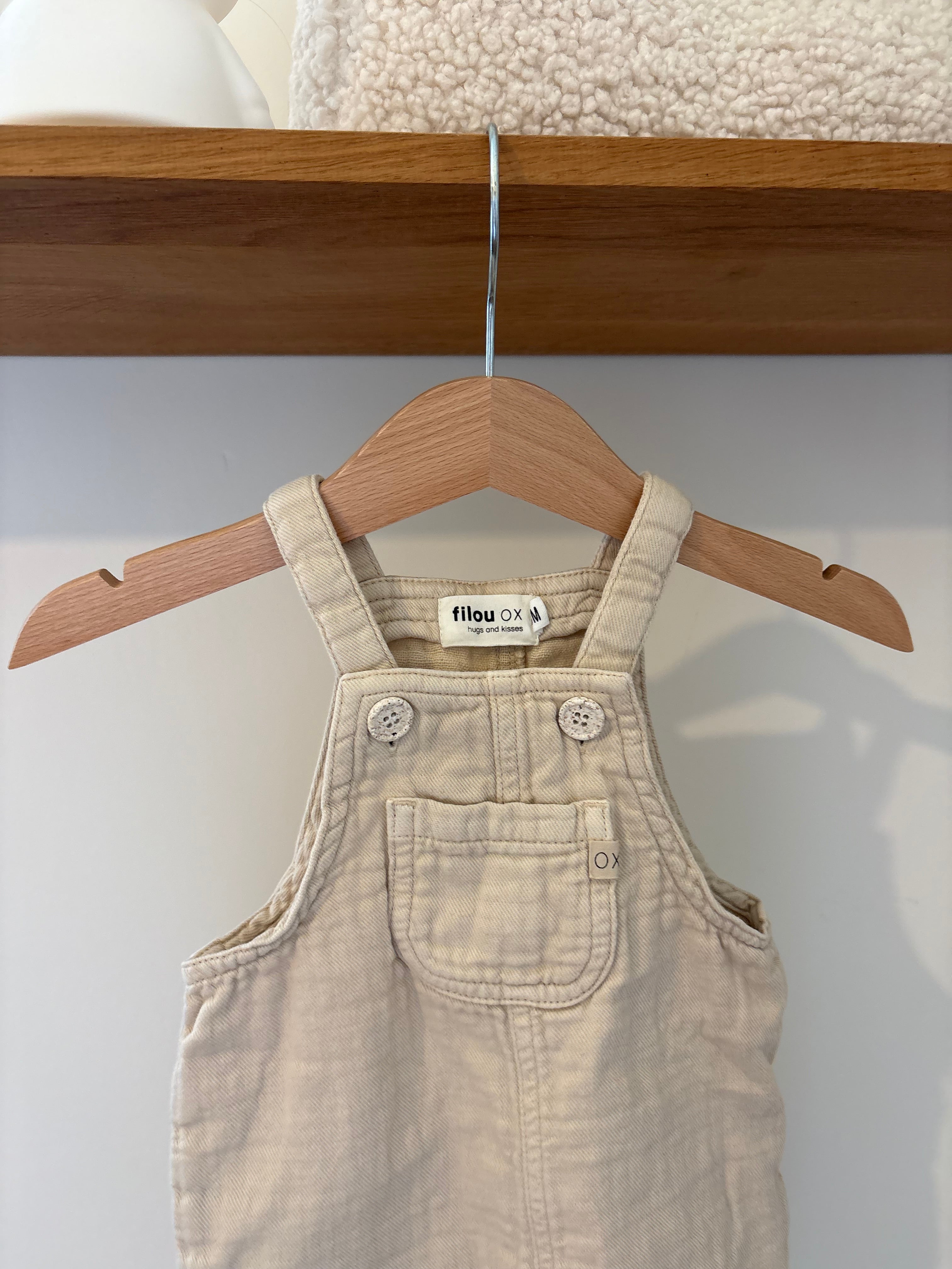 Filou & Friends - beige salopette - 3M