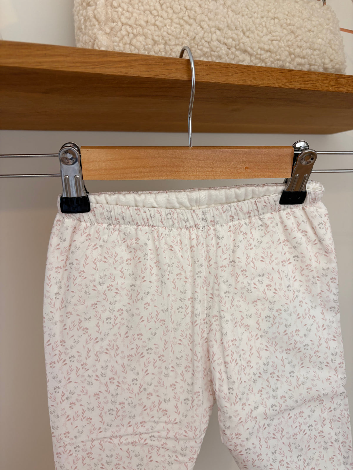 Baby Gi - wit flanellen setje - 6M