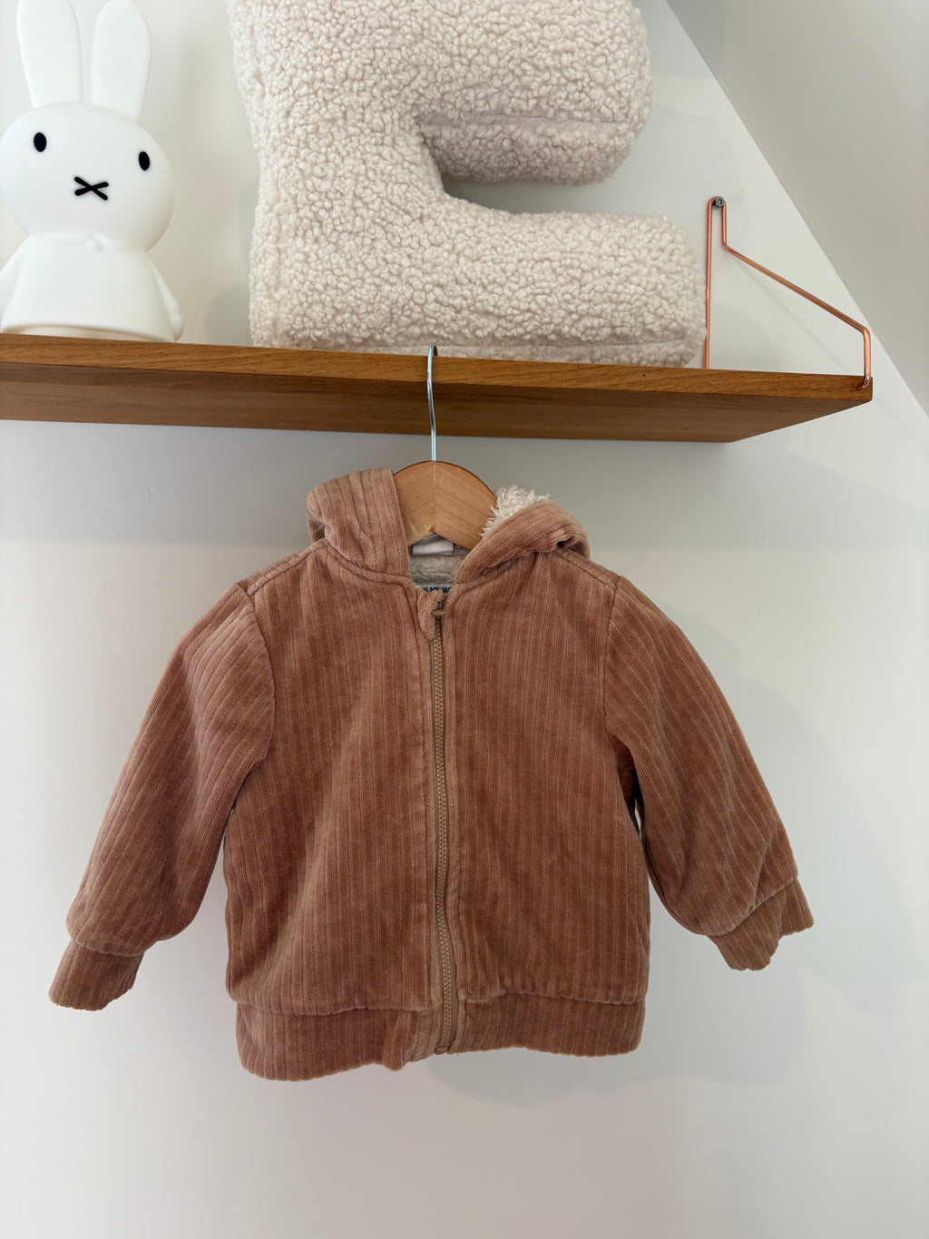 Hema - teddy vestje met fleece - 74