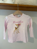 Monnalisa - tshirt lange mouwen bambi - 36M