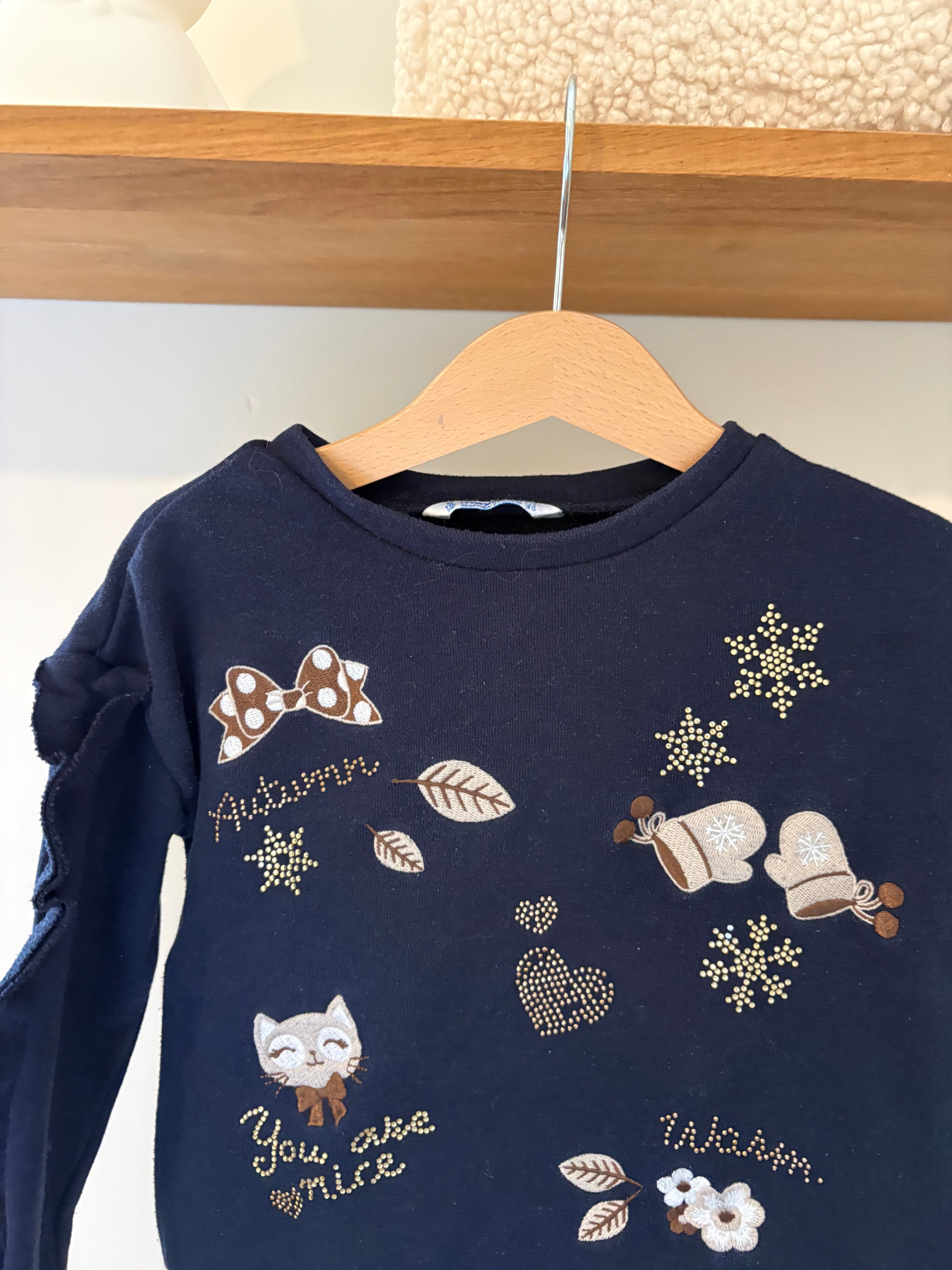 Mayoral - blauwe sweater -110