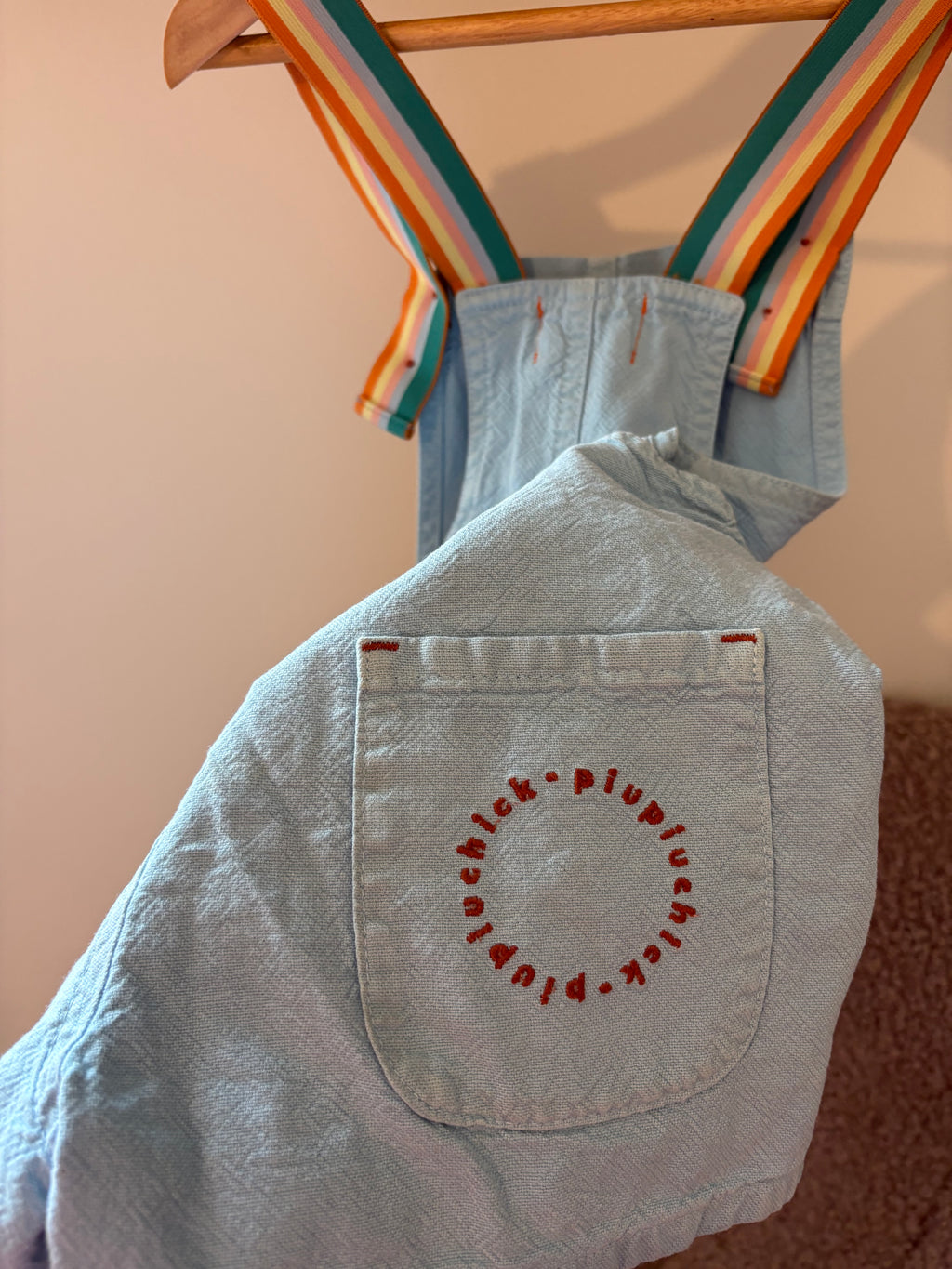 Piupiuchick - denim jumpsuit - 6Y