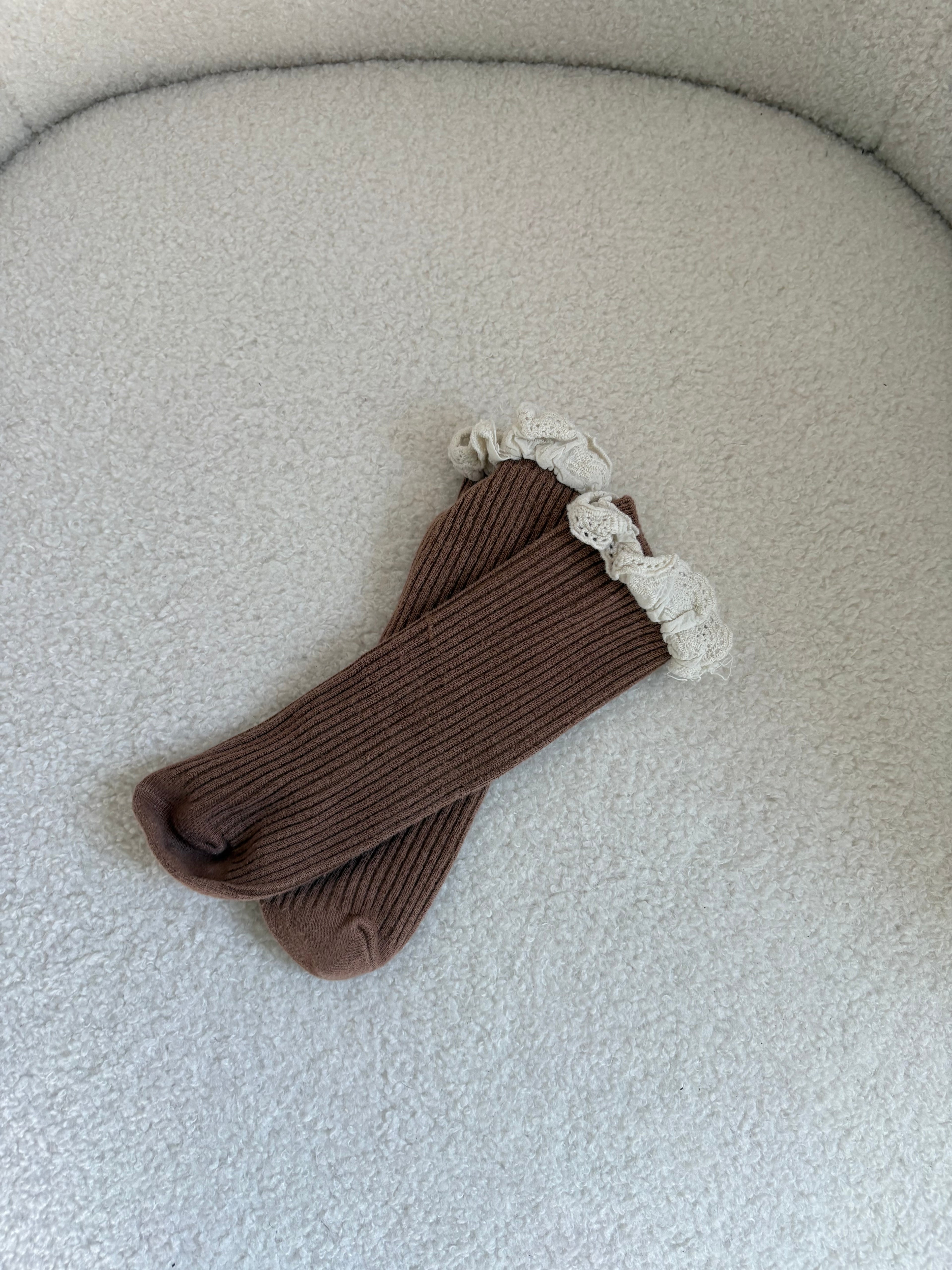 Kousjes bruin - 3/4