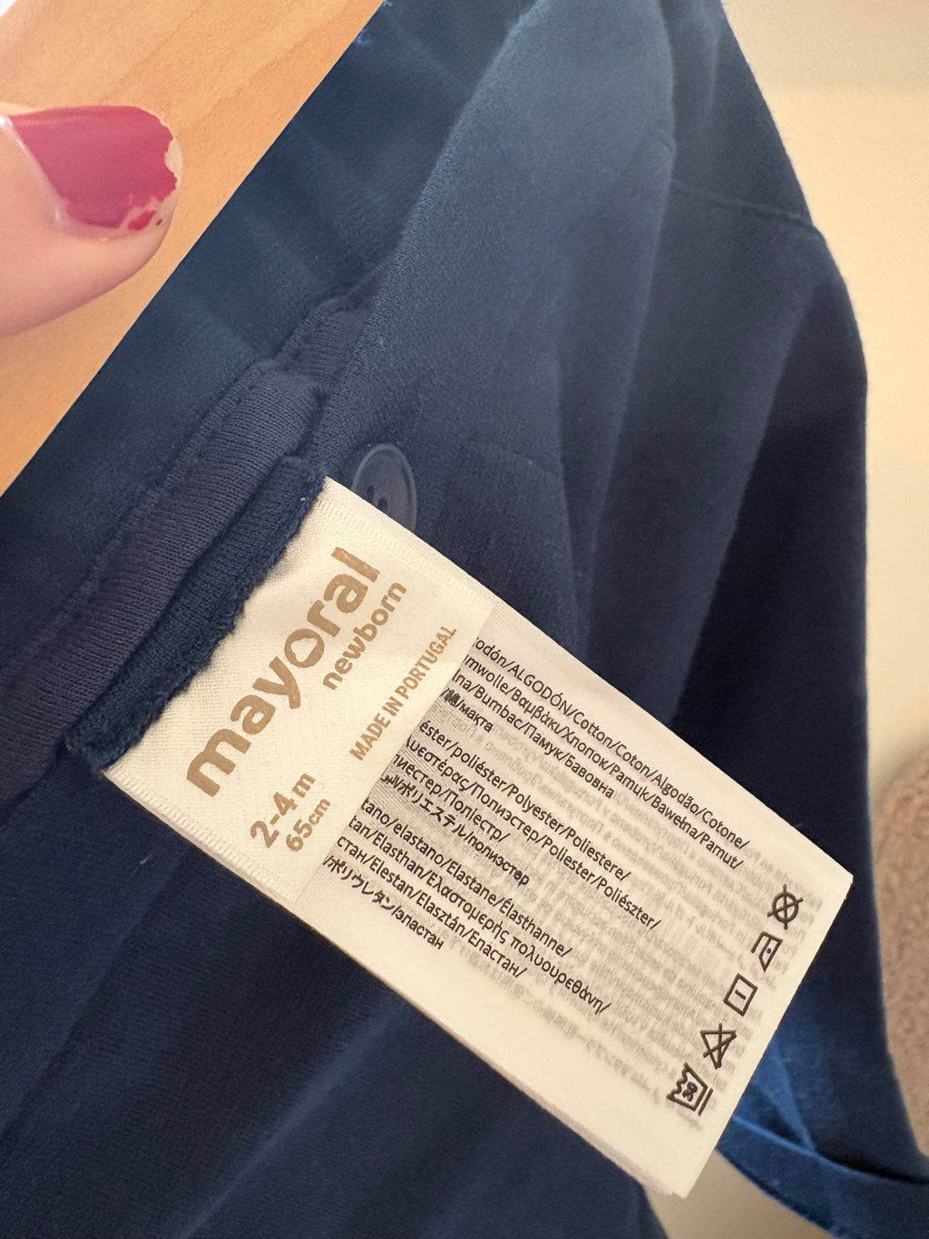 Mayoral - blauw broekje - 2/4M