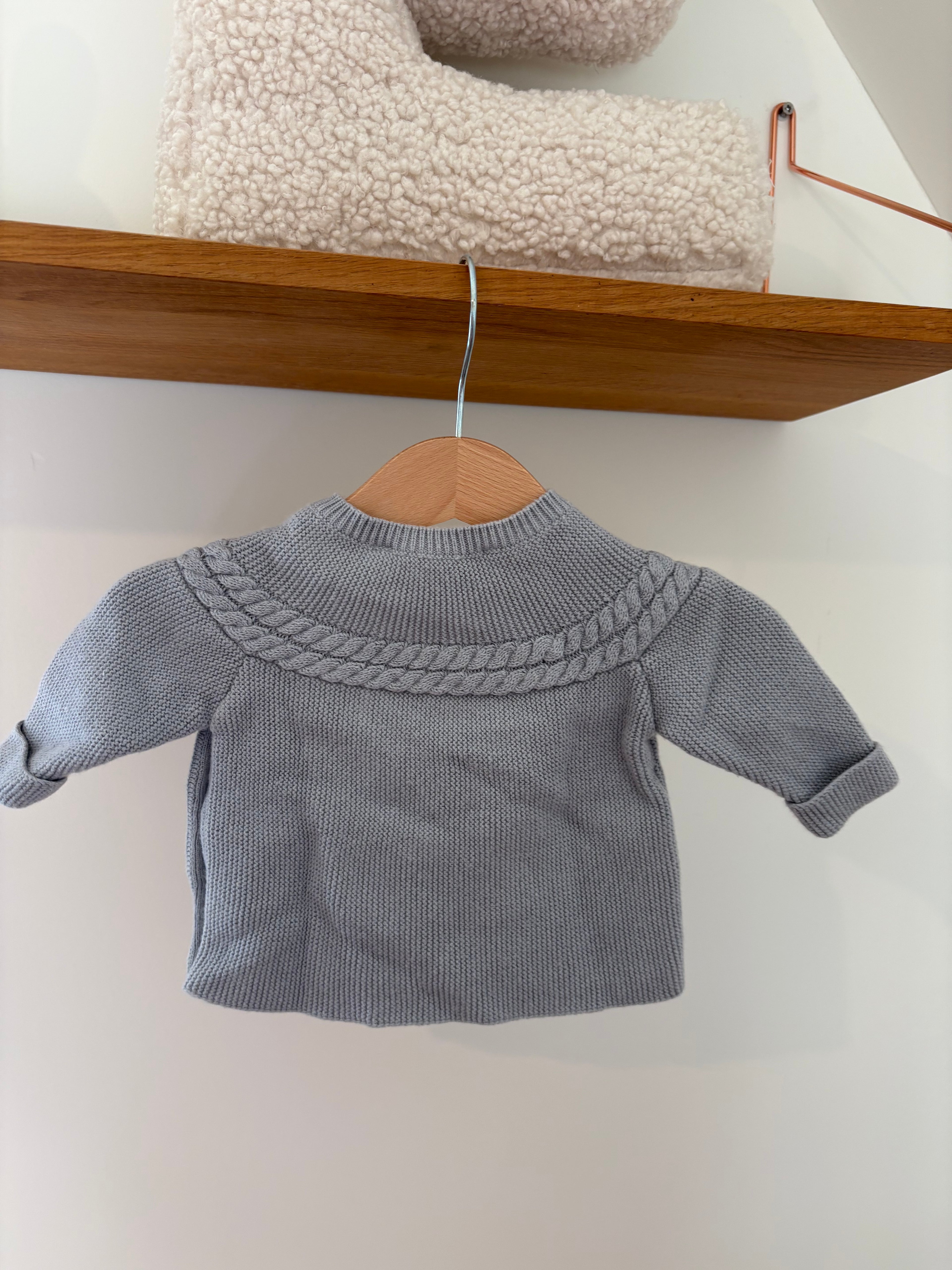 Tartine & Chocolat - blauw knit truitje - 1M