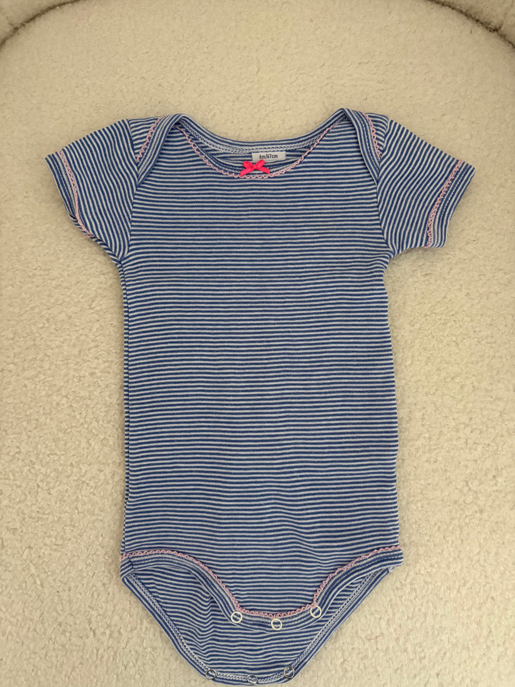 Petit Bateau - set 3 body's - 6M