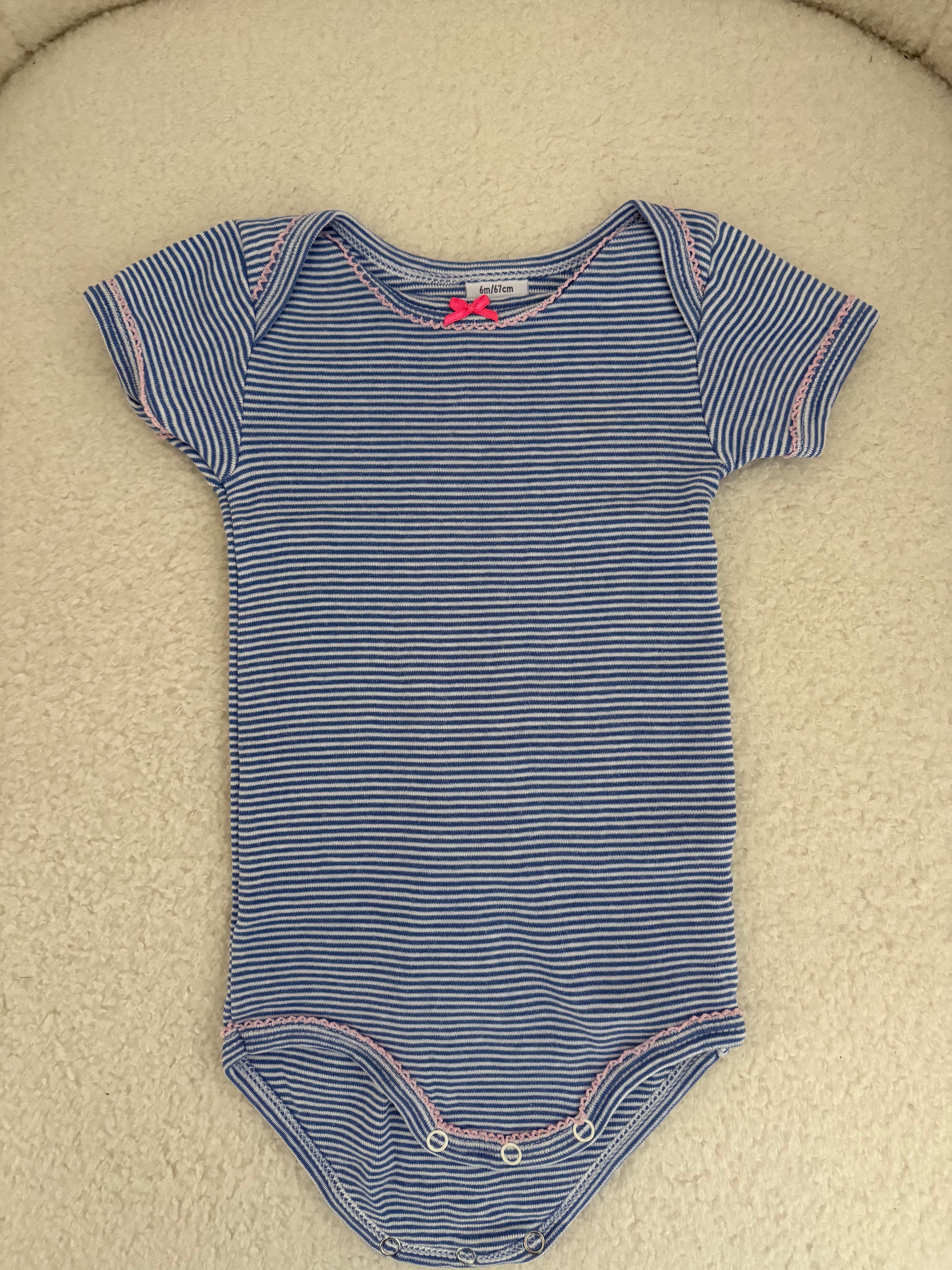 Petit Bateau - set 3 body's - 6M